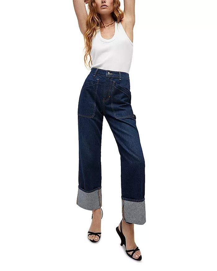 Dylan High Rise Cuffed Ankle Straight Jeans.jpeg