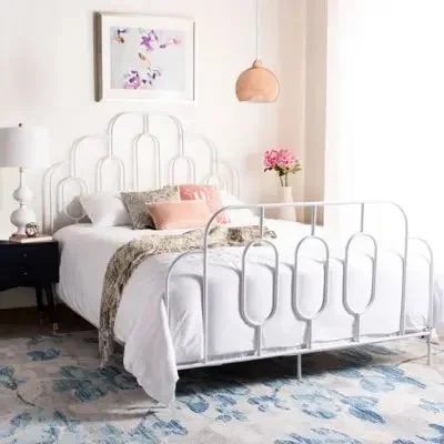 RETRO CURVES METAL BED FRAME