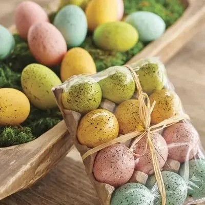 SPRING HUE DECORATIVE EGGS 2 SETS OF 12