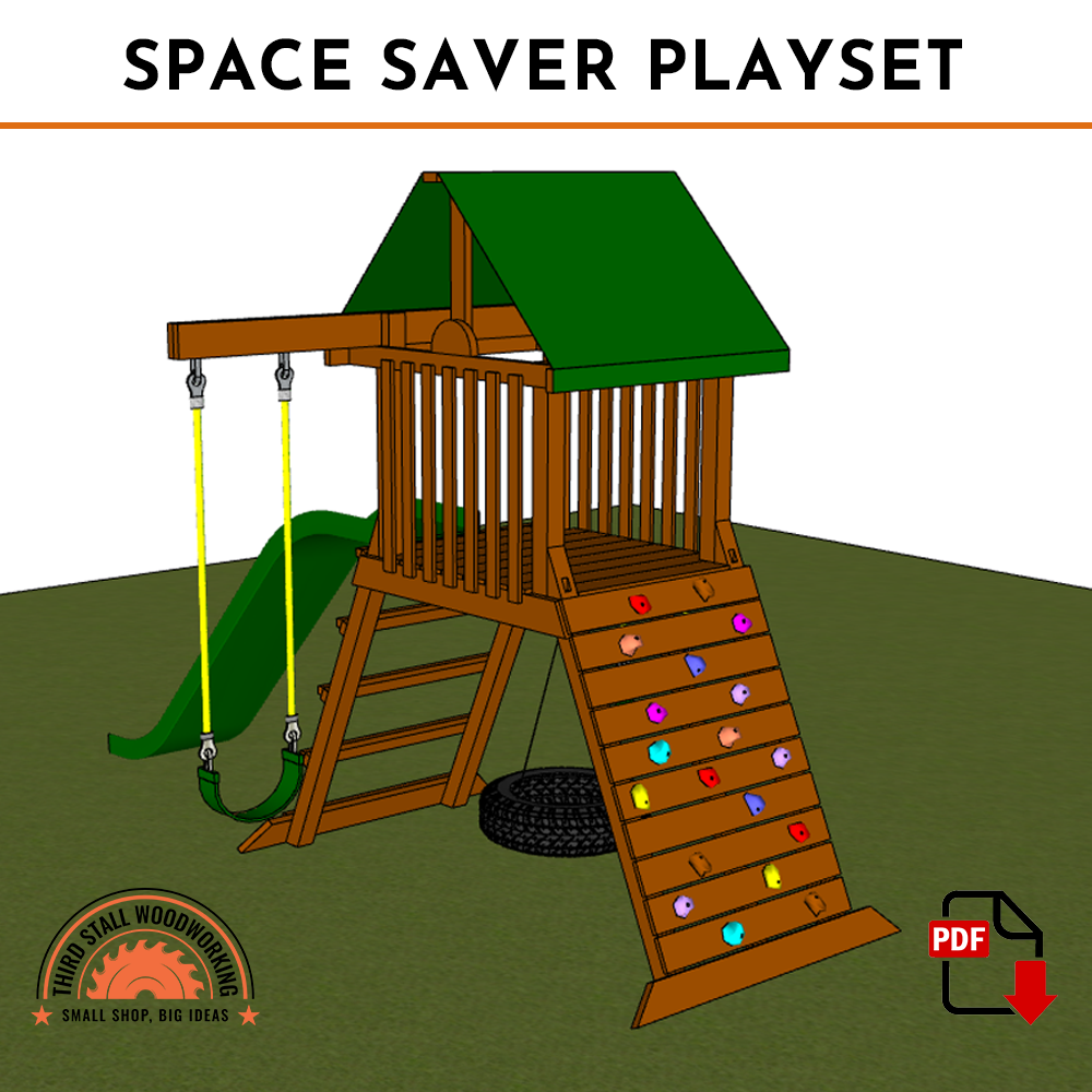 DIY Space Saver Playset Plans for Backyard Fun — Third Stall