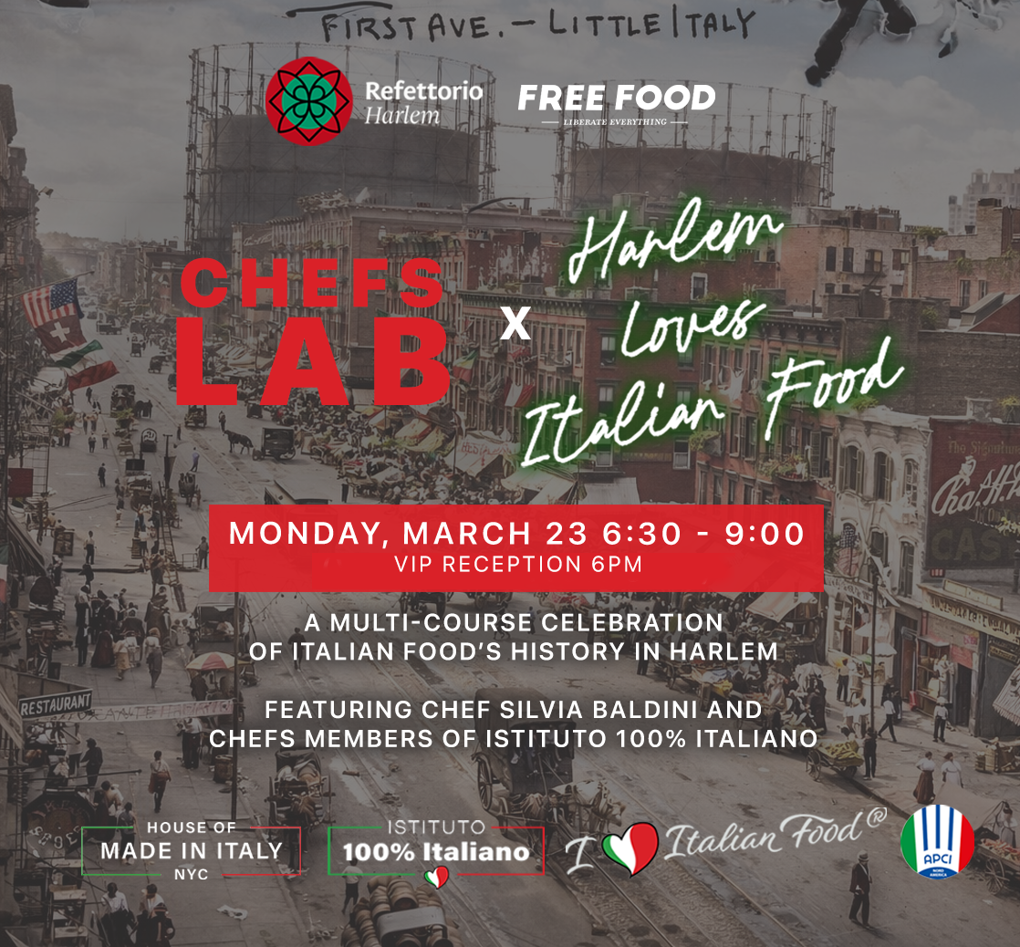 Chef’s Lab x Harlem Loves Italian Food 