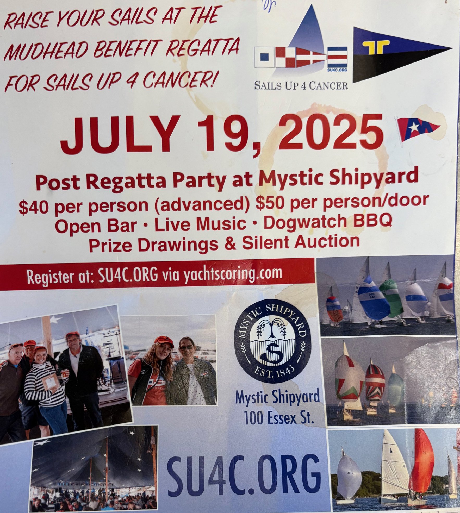 Mudhead Benefit Regatta for Sails Up 4 Cancer!