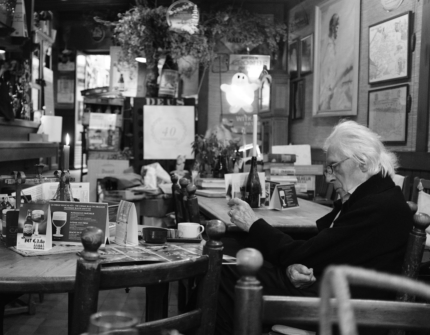 You learn from places and people what it means to slow down. Be unhurried, unruffled. Let the strains of classical compositions beguile you into a trance. Nurture the "now"... and ... if you have a lovingly aged beer to complement the aura, life atta