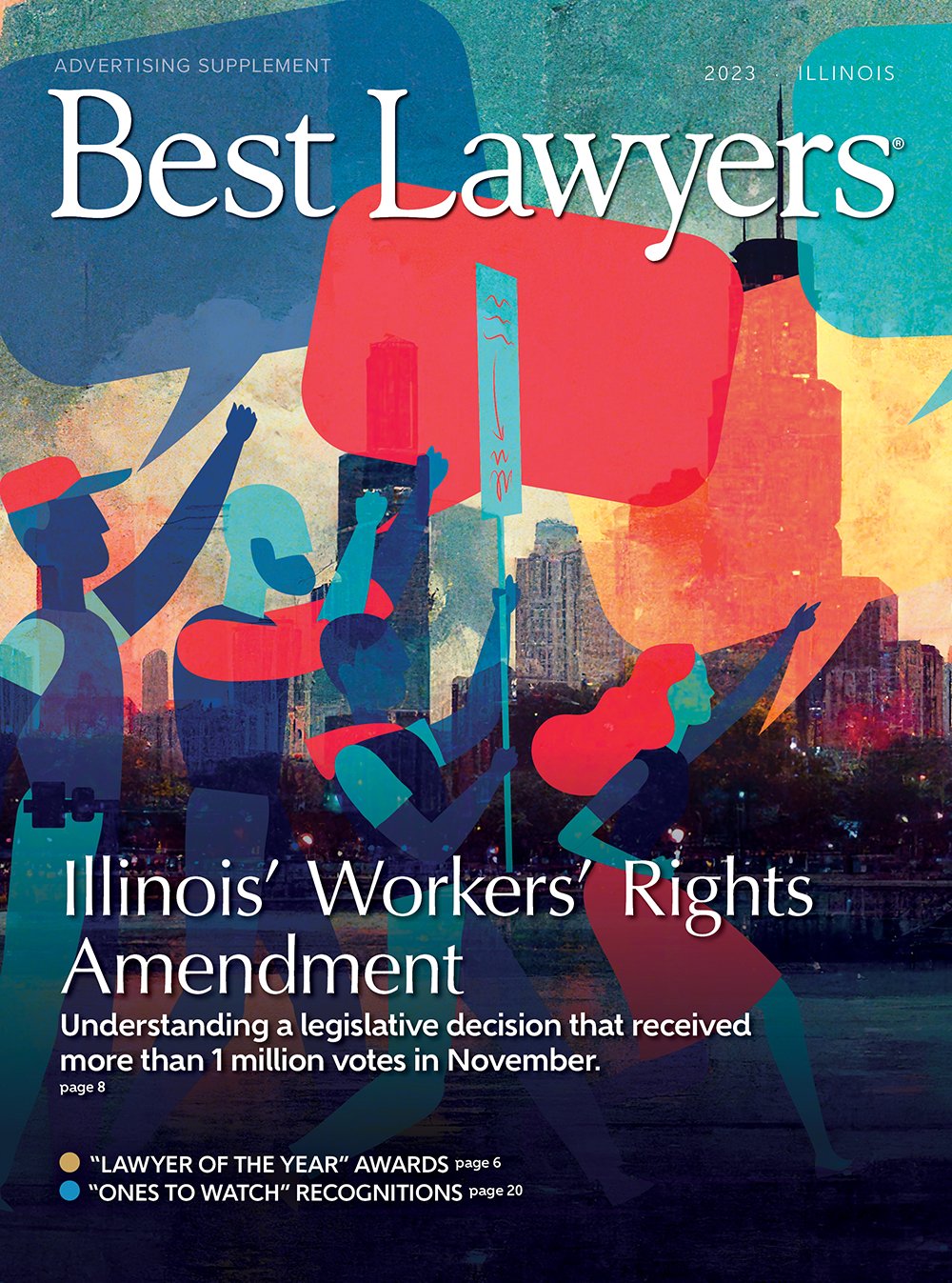 2023 Illinois' Best Lawyers Publication Cover