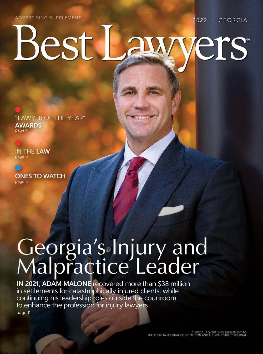 2022 Georgia's Best Lawyers Publication Cover