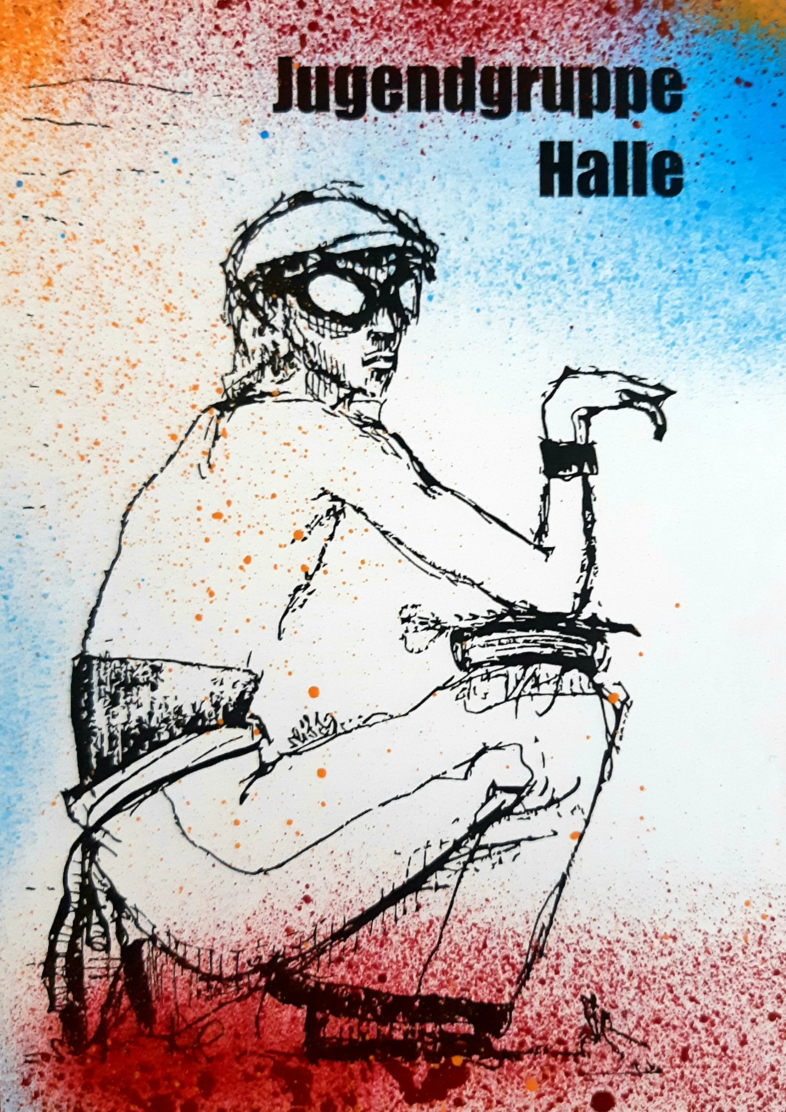 Jugendgruppe in Halle