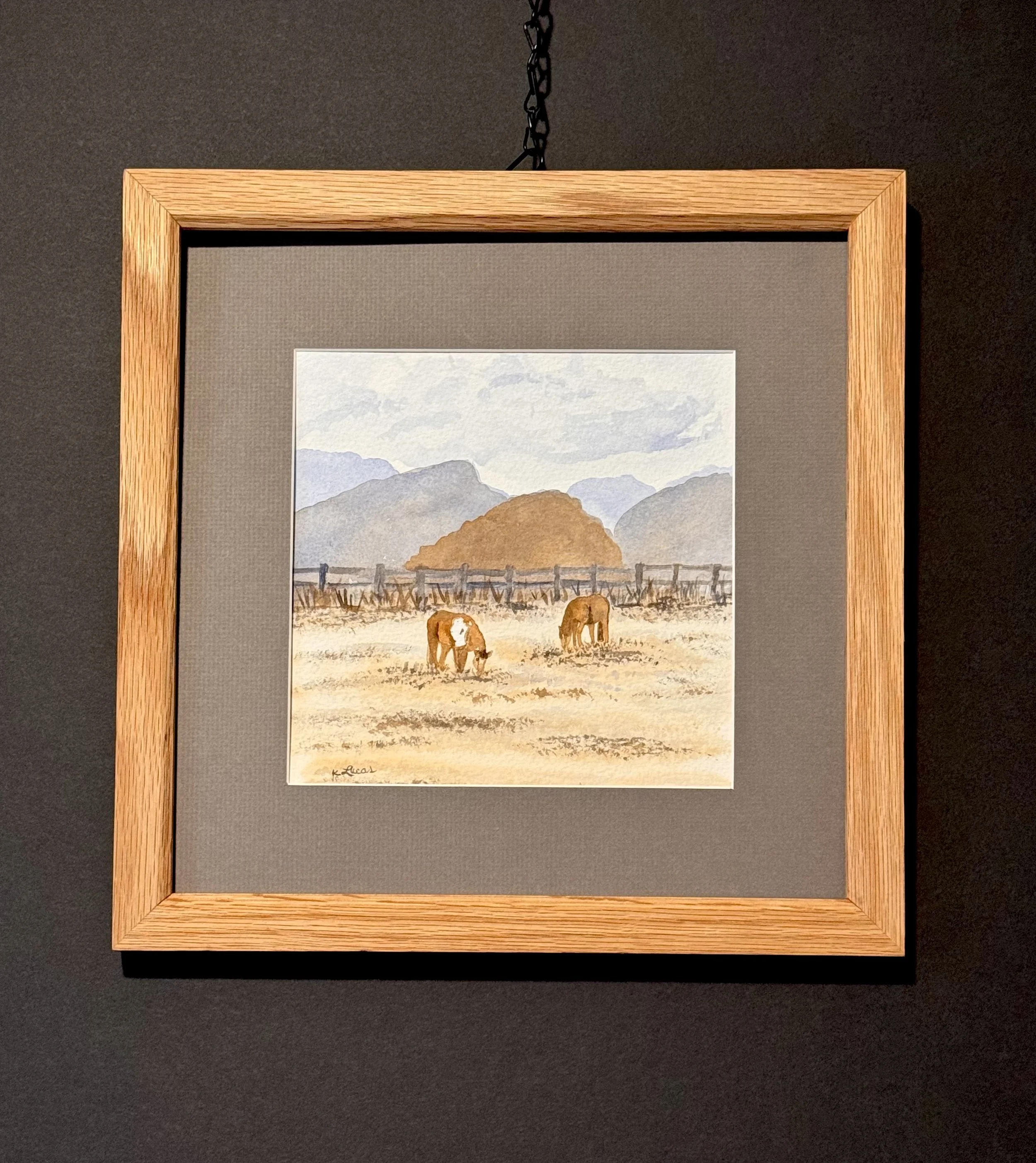 8x8" Watercolor Pet Portrait