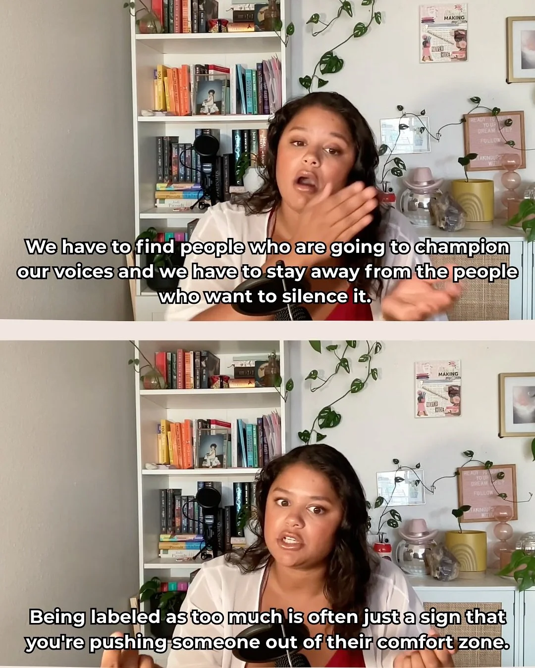 ✨ &ldquo;You&rsquo;re too much&rdquo; ✨

Good. That means you&rsquo;re pushing people out of their comfort zone, and real growth never happens inside that tiny bubble anyway.

We are the ones that have to rip up these old stories, the unspoken rules 