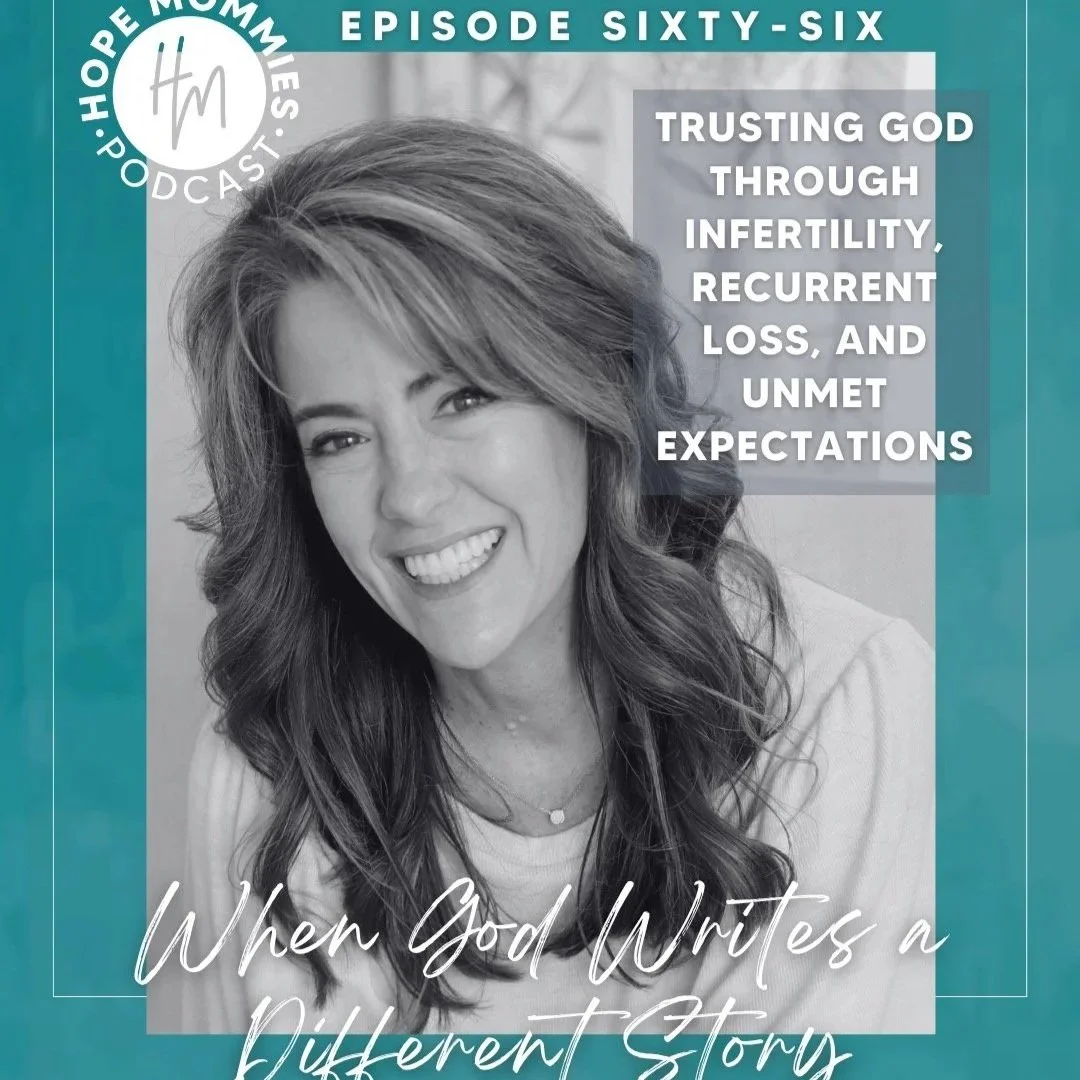 Podcast interview featuring Julie Fowler on faith, infertility, and miscarriage ministry