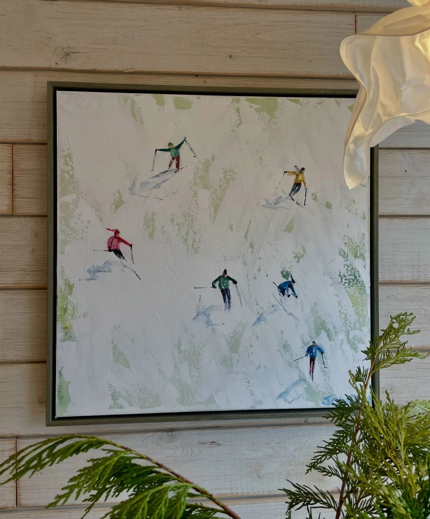 New in! @joannecoughlinwalsh captures the energy and movement of slope season. More to see, stop in!