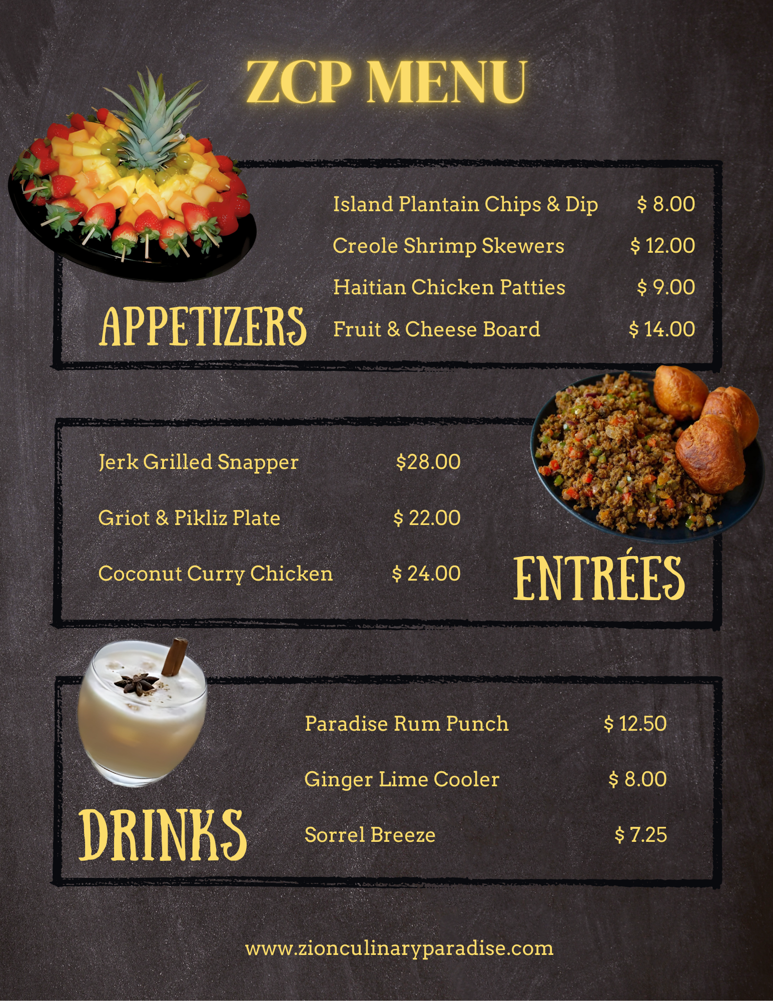 Menu Design