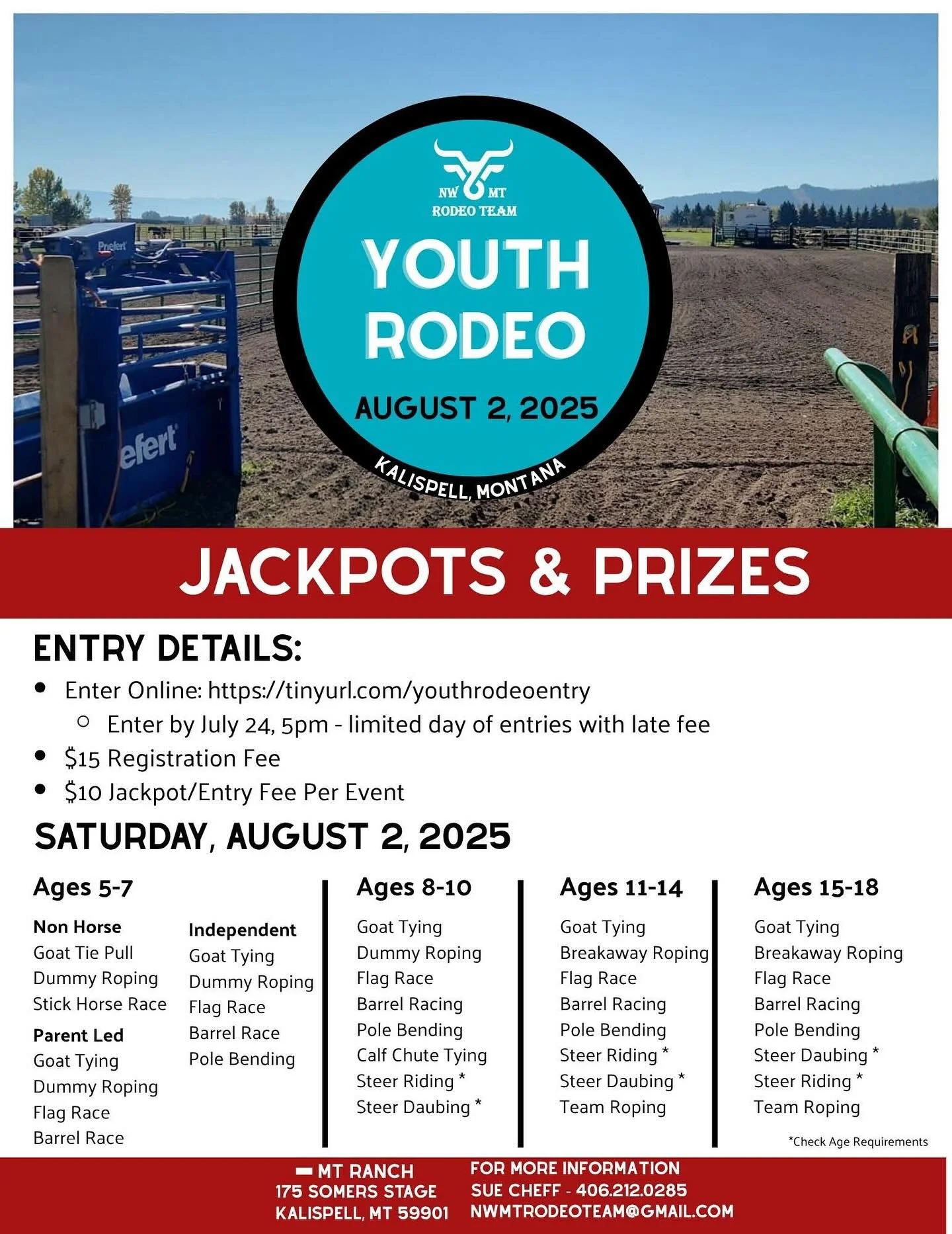 Join us! Saturday August 2, 2025 in Kalispell

Enter by July 24, 5pm