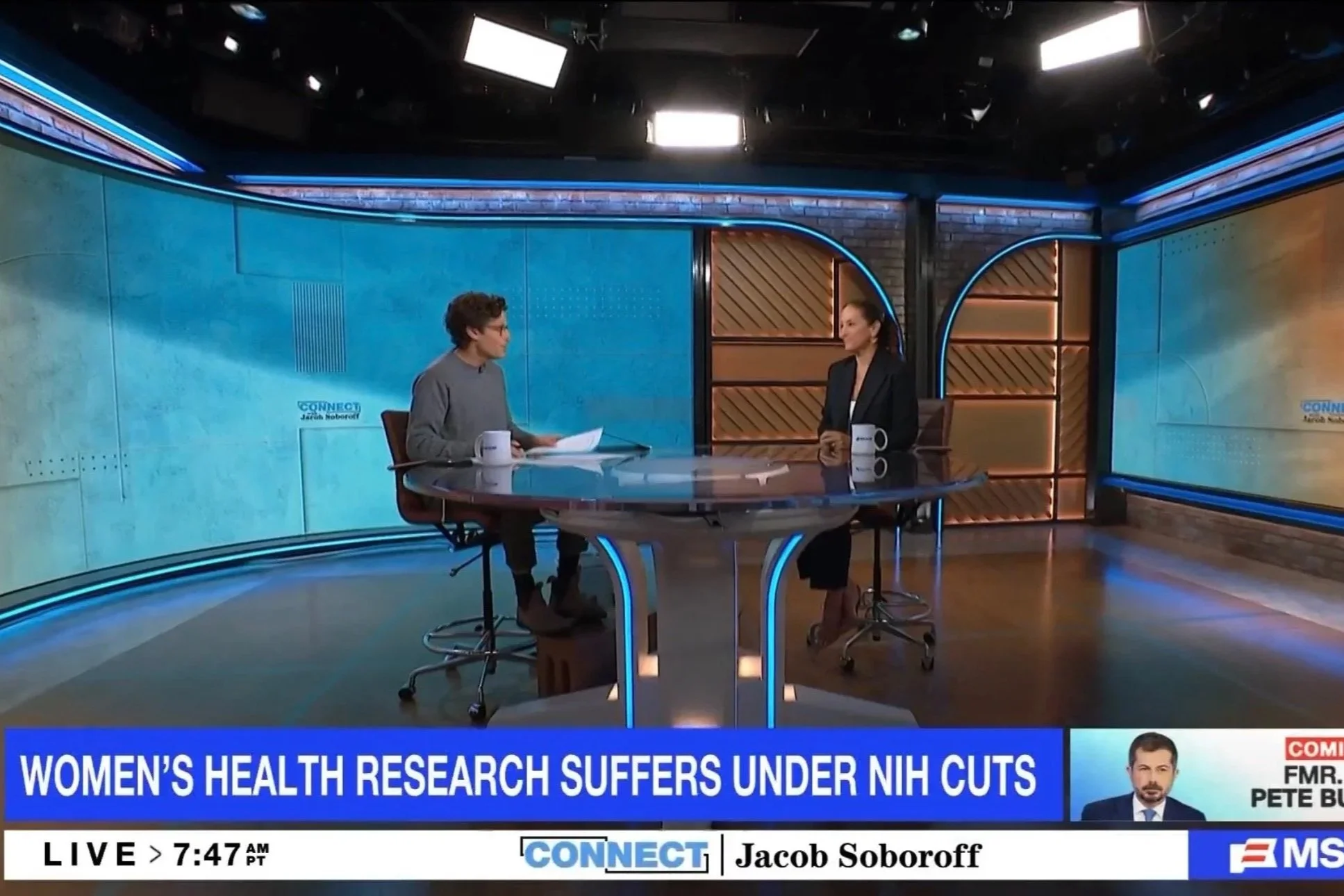 Katy Brodsky Falco discusses NIH budget cuts to women’s health on Connect with Jacob Soboroff
