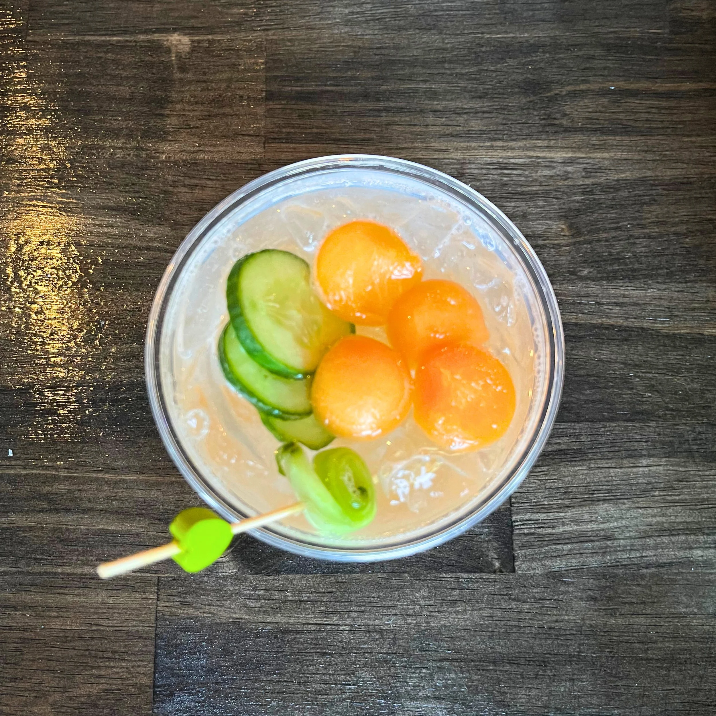 Cucumber gin spritz. Maryland mobile bar services.