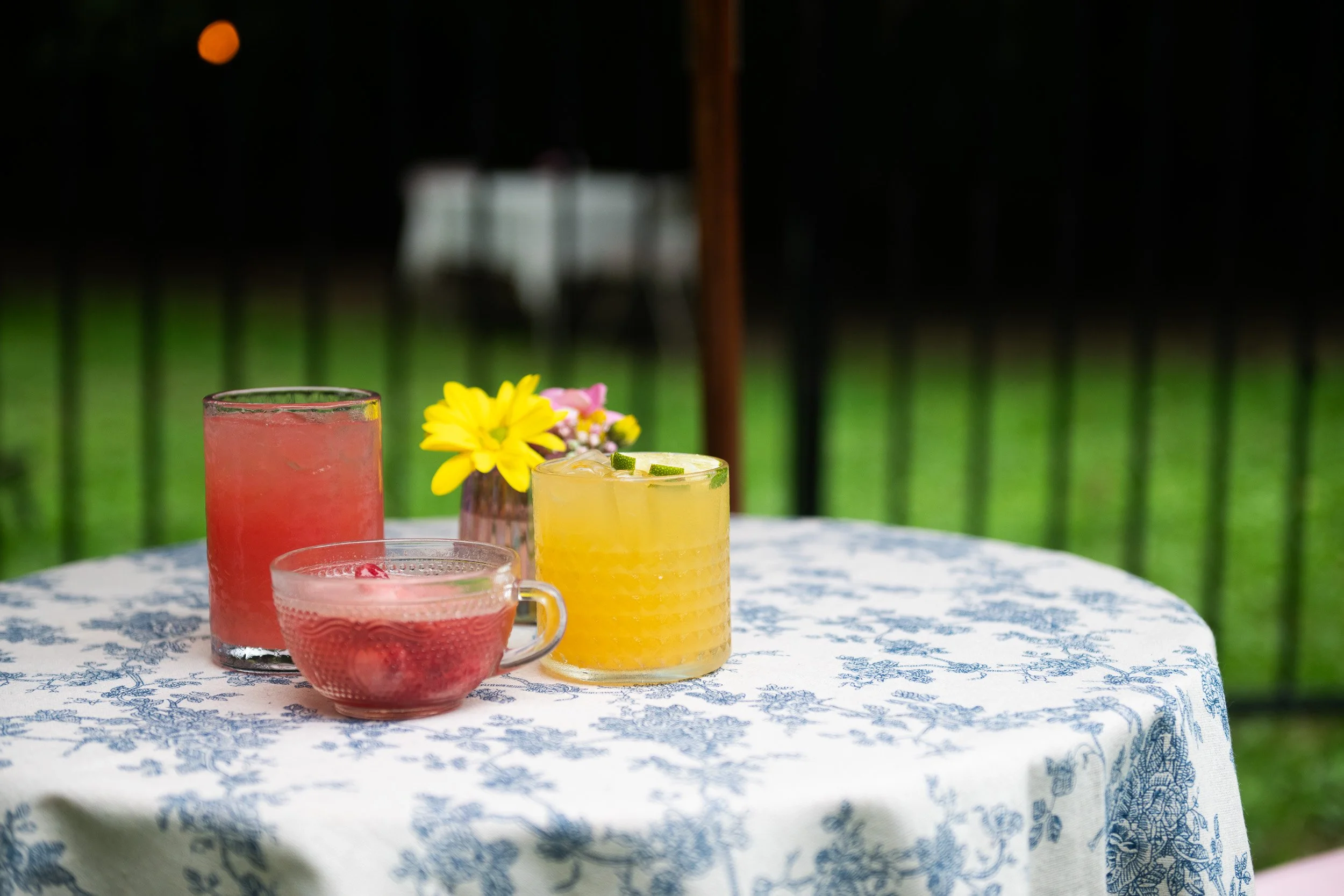 Signature Cocktails at Grand Opening Event. Maryland mobile bar services.