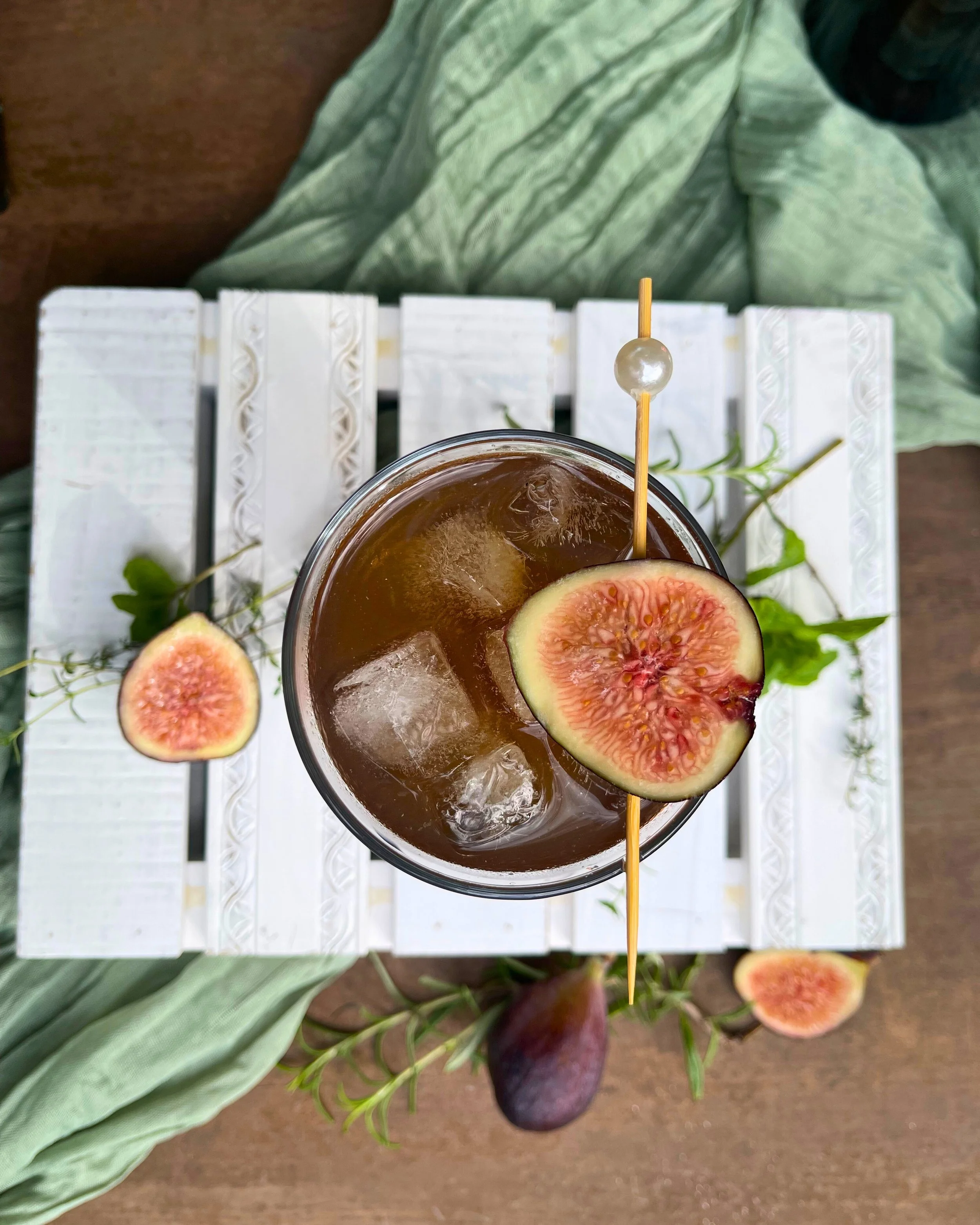 Fig & Chai Mule for a fall networking event. Maryland mobile bar services.