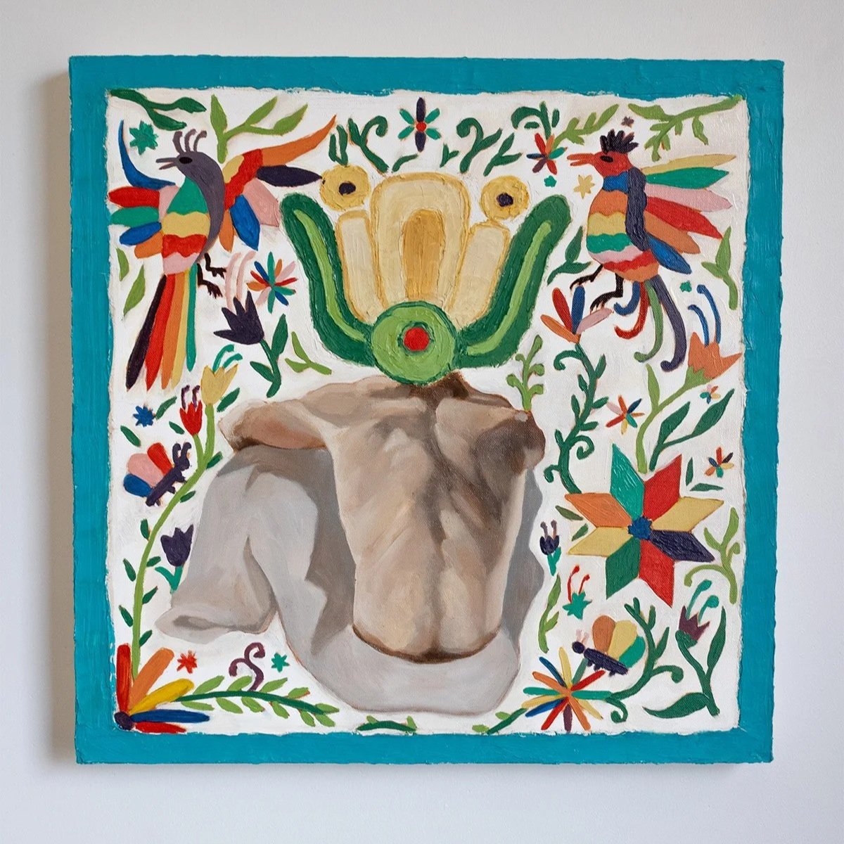 Xochitl, 2025
Oil on Canvas
14" x 14"