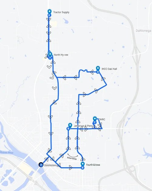 Bus Routes — 10-15 Transit