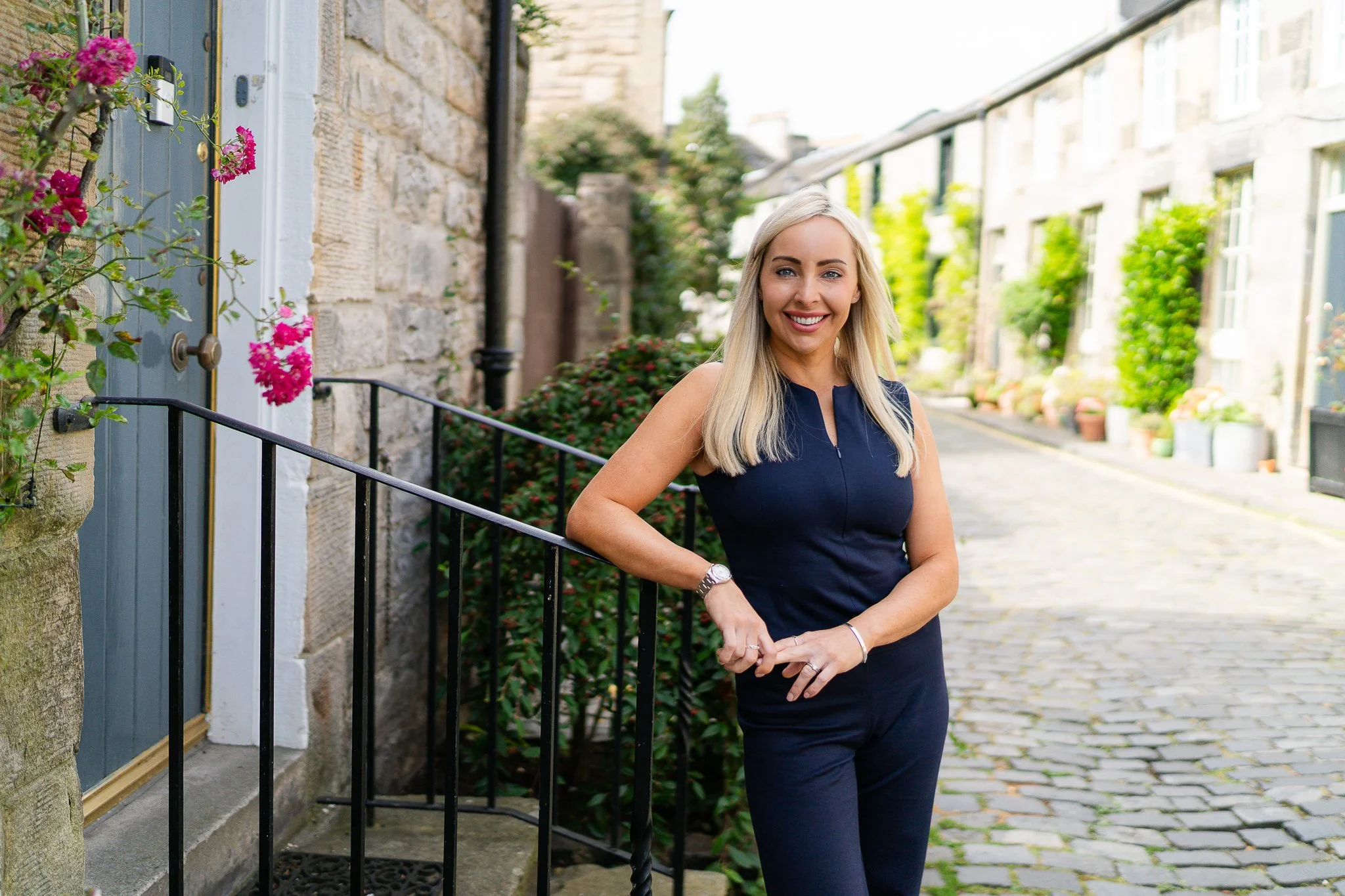 Mortgage broker Lynsey McMenemy photographed in Edinburgh on a sunny day