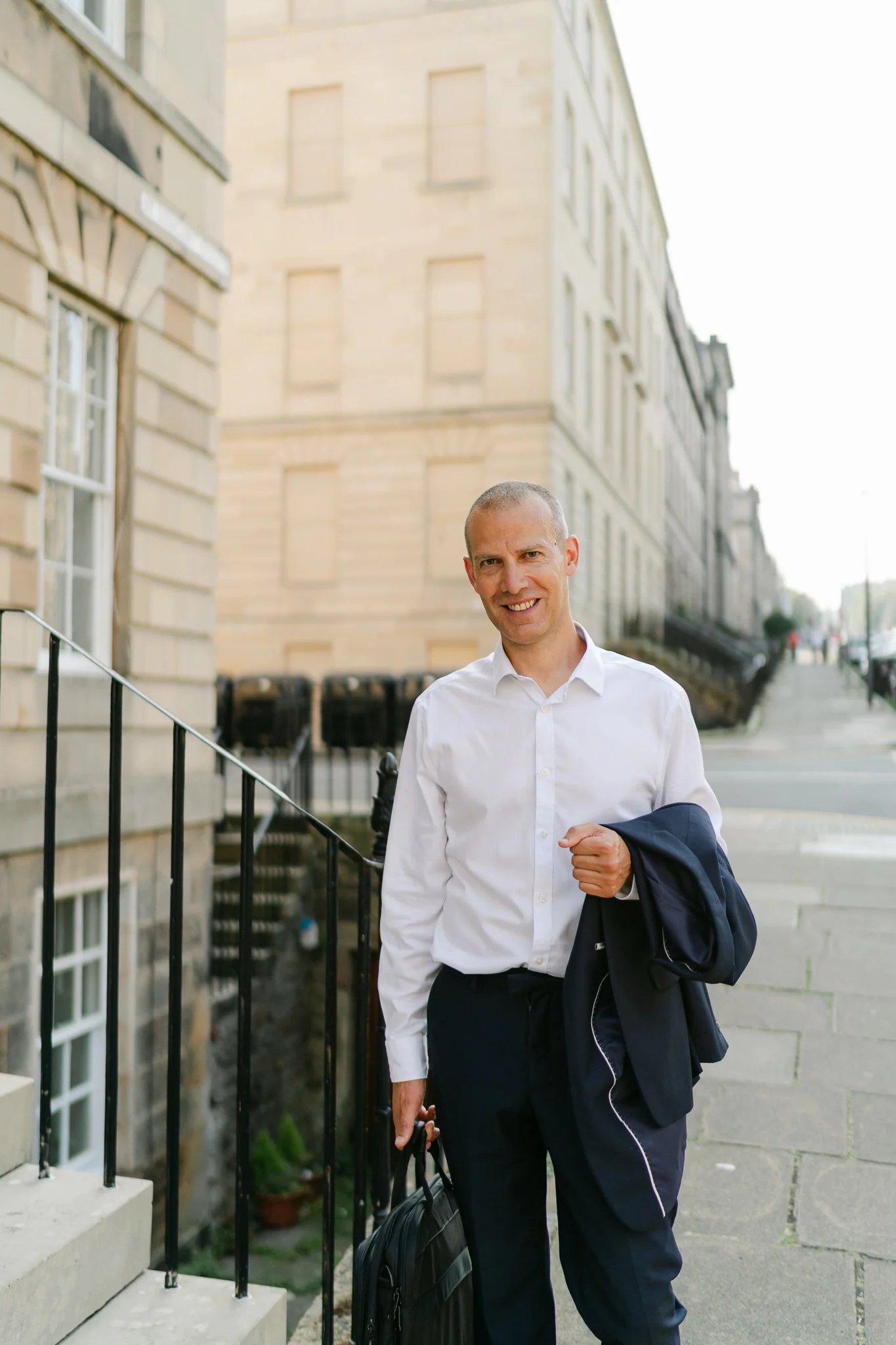 Professional Business Headshots for Aidan Martin, Financial Advisor in Edinburgh