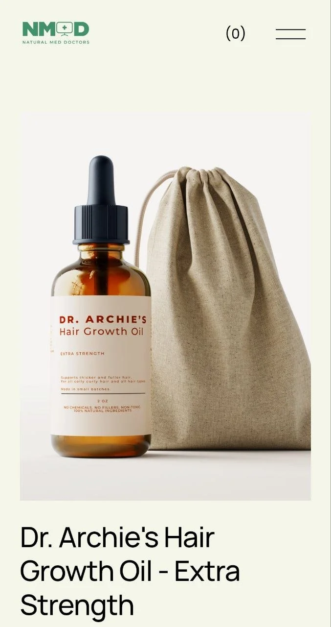 Dr Archie's hair growth oil