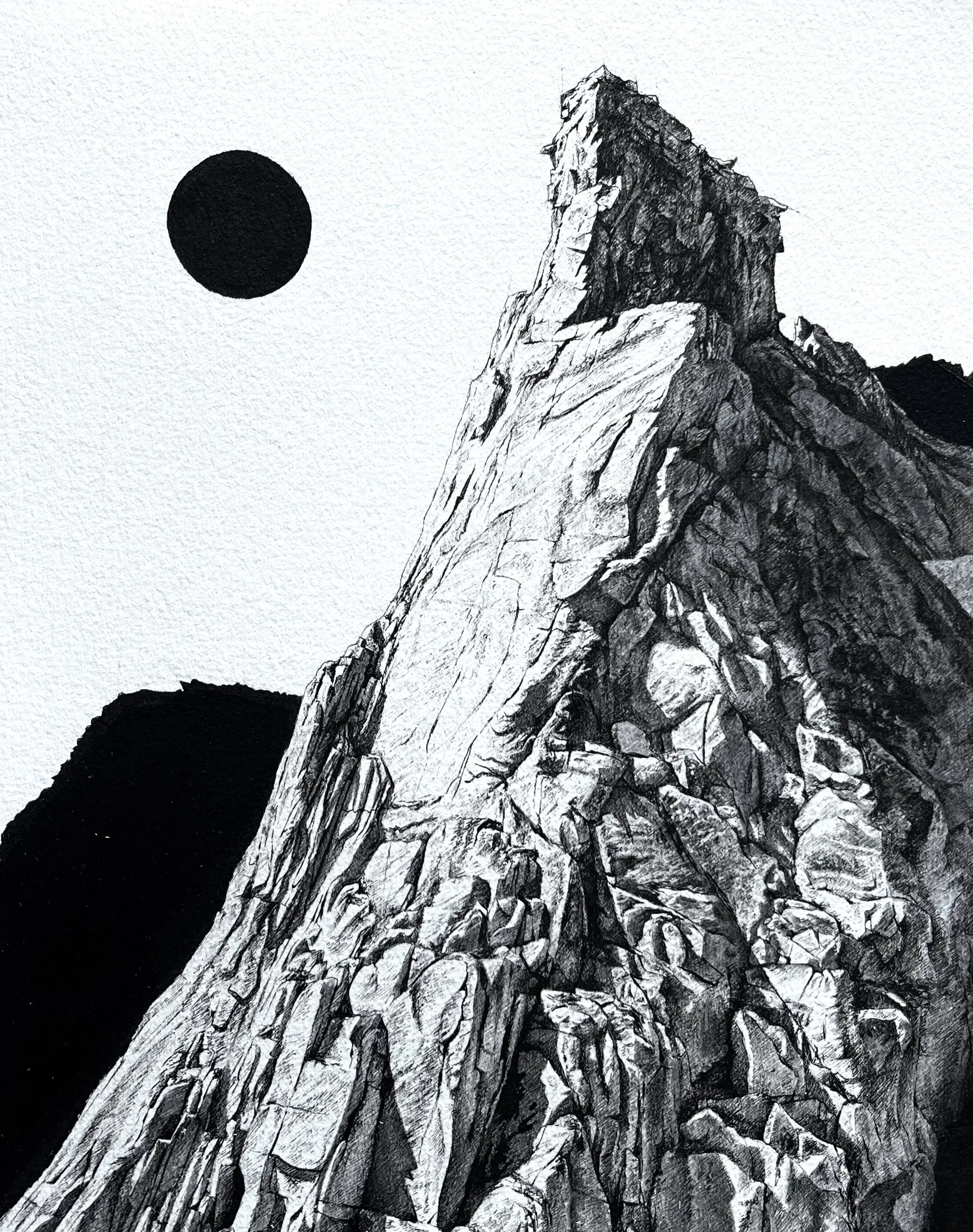 Third Pillar of Dana - Micron Pen & Ink