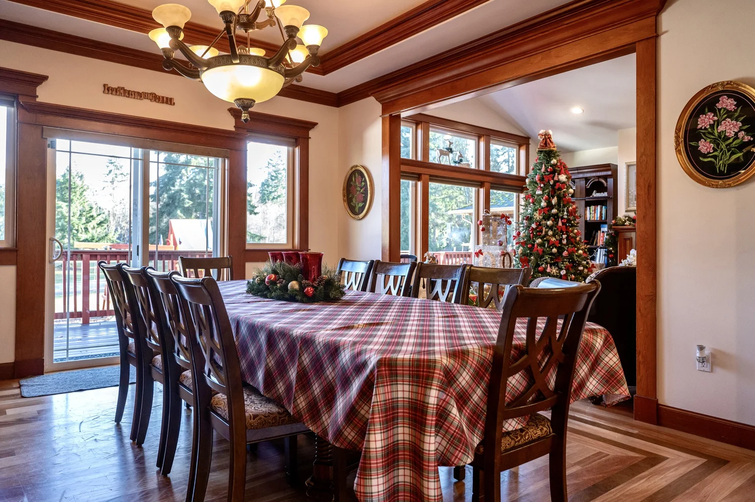 Family-style dining room