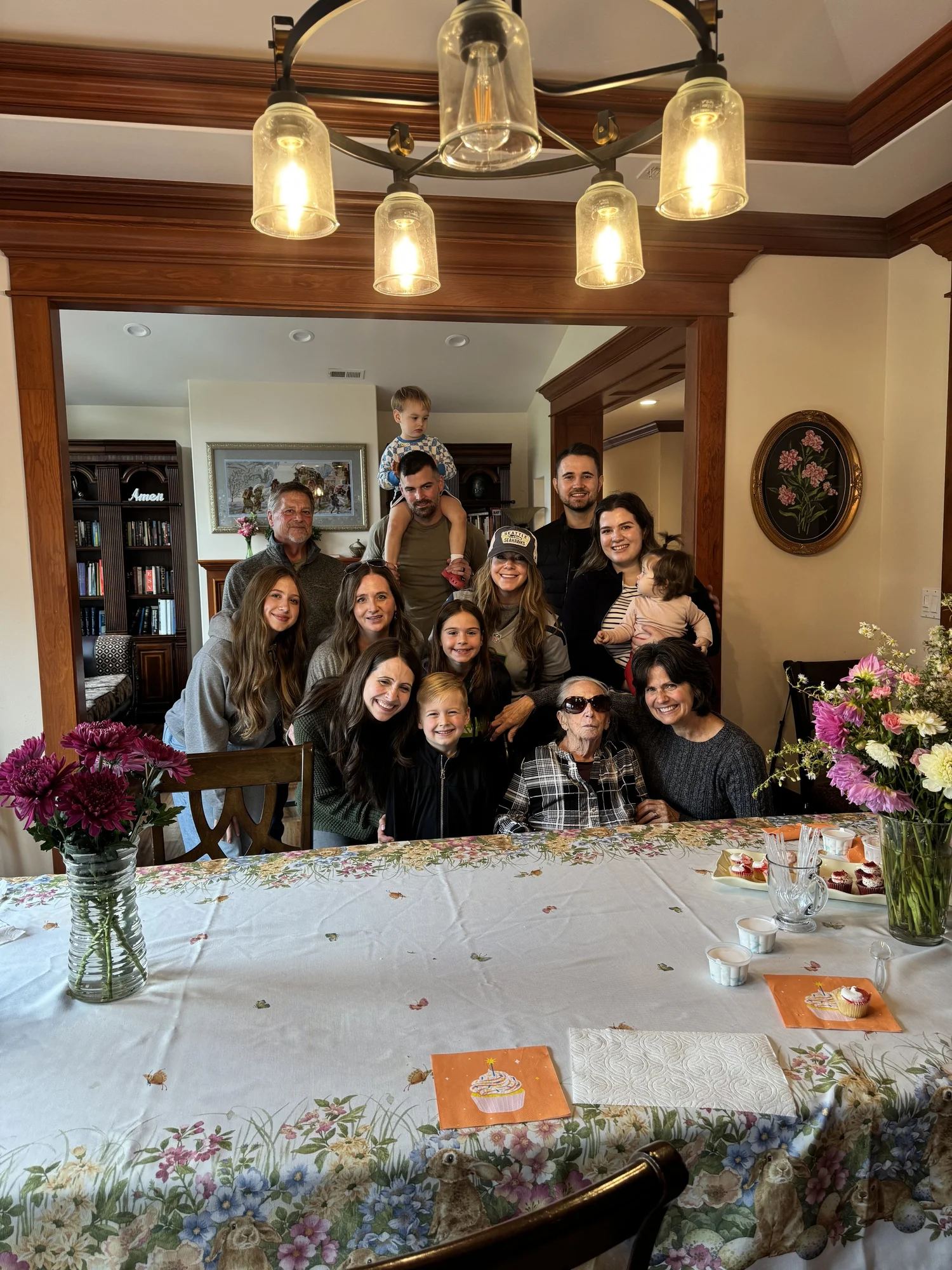 Family gathering at May Valley Golden Years