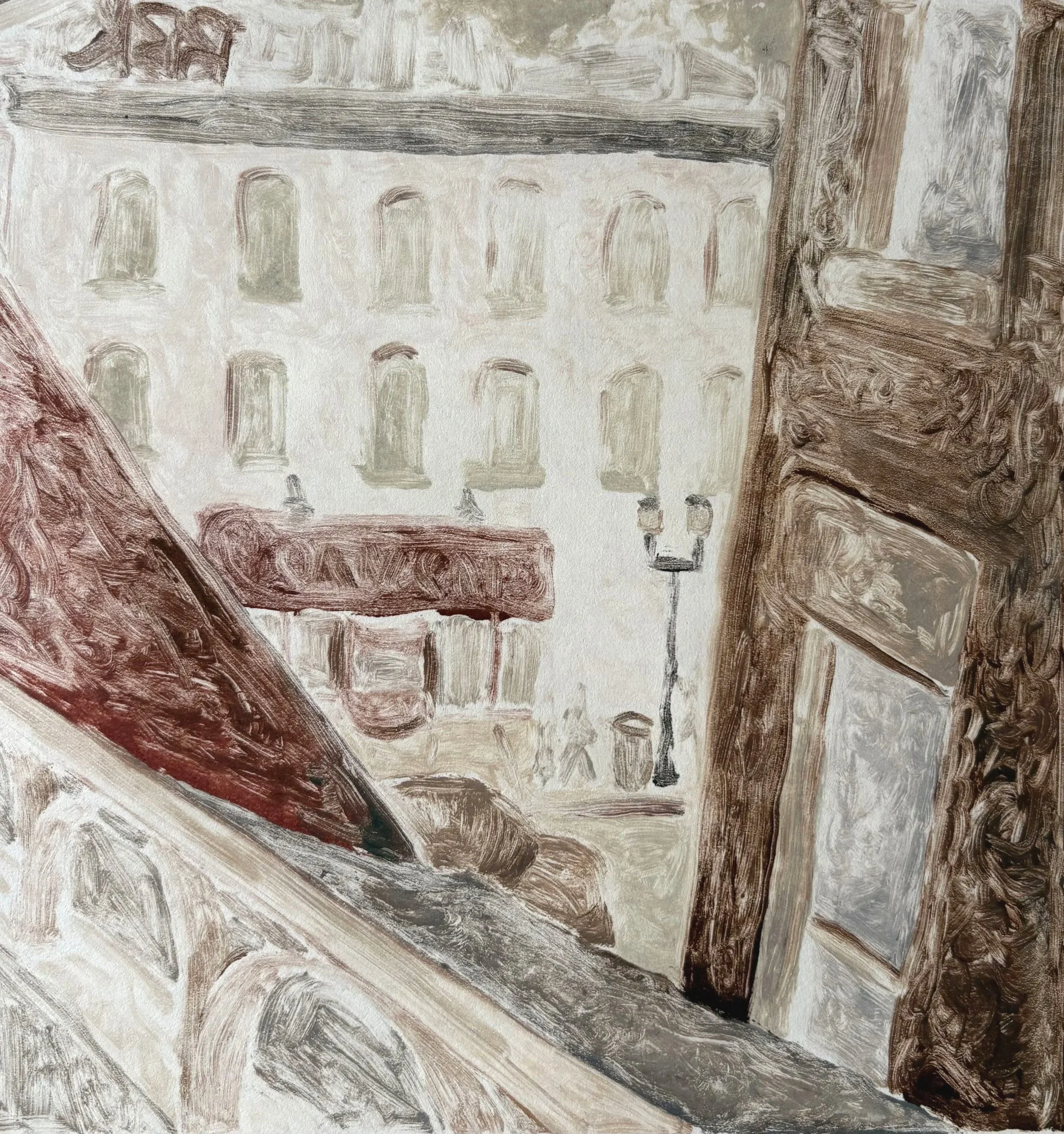 View of Chicago, 2026
Monotype on Kitakata paper
8x10 inches