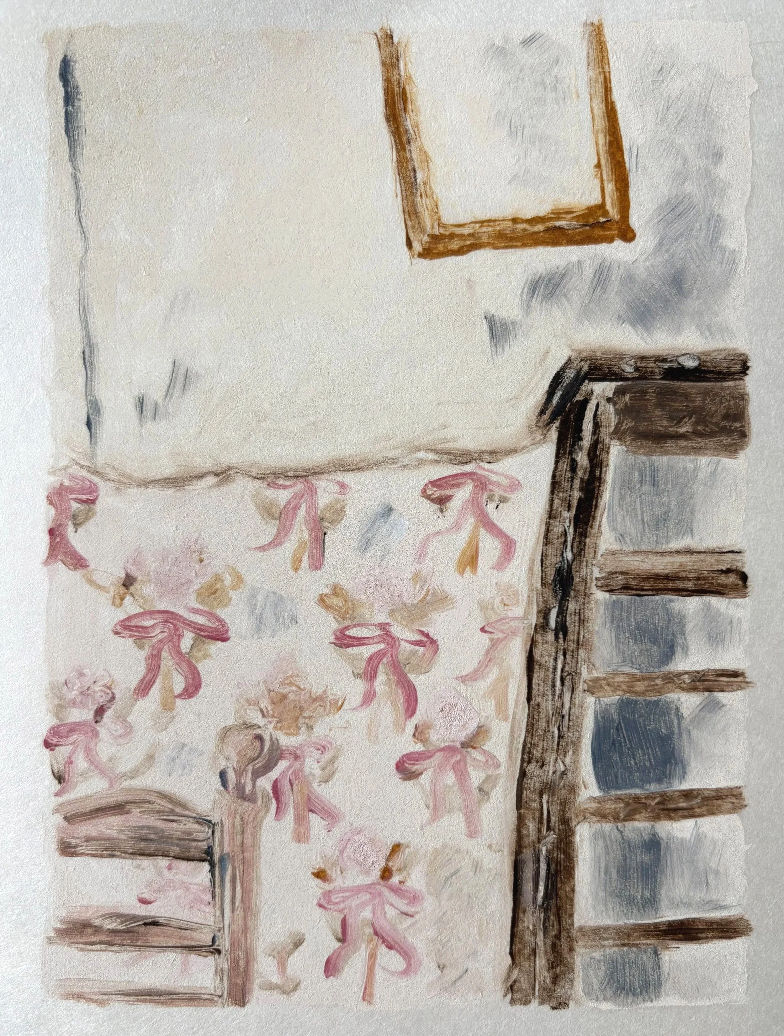 Paris Studio, 2025
Monotype on Japanese paper
5x7 inches