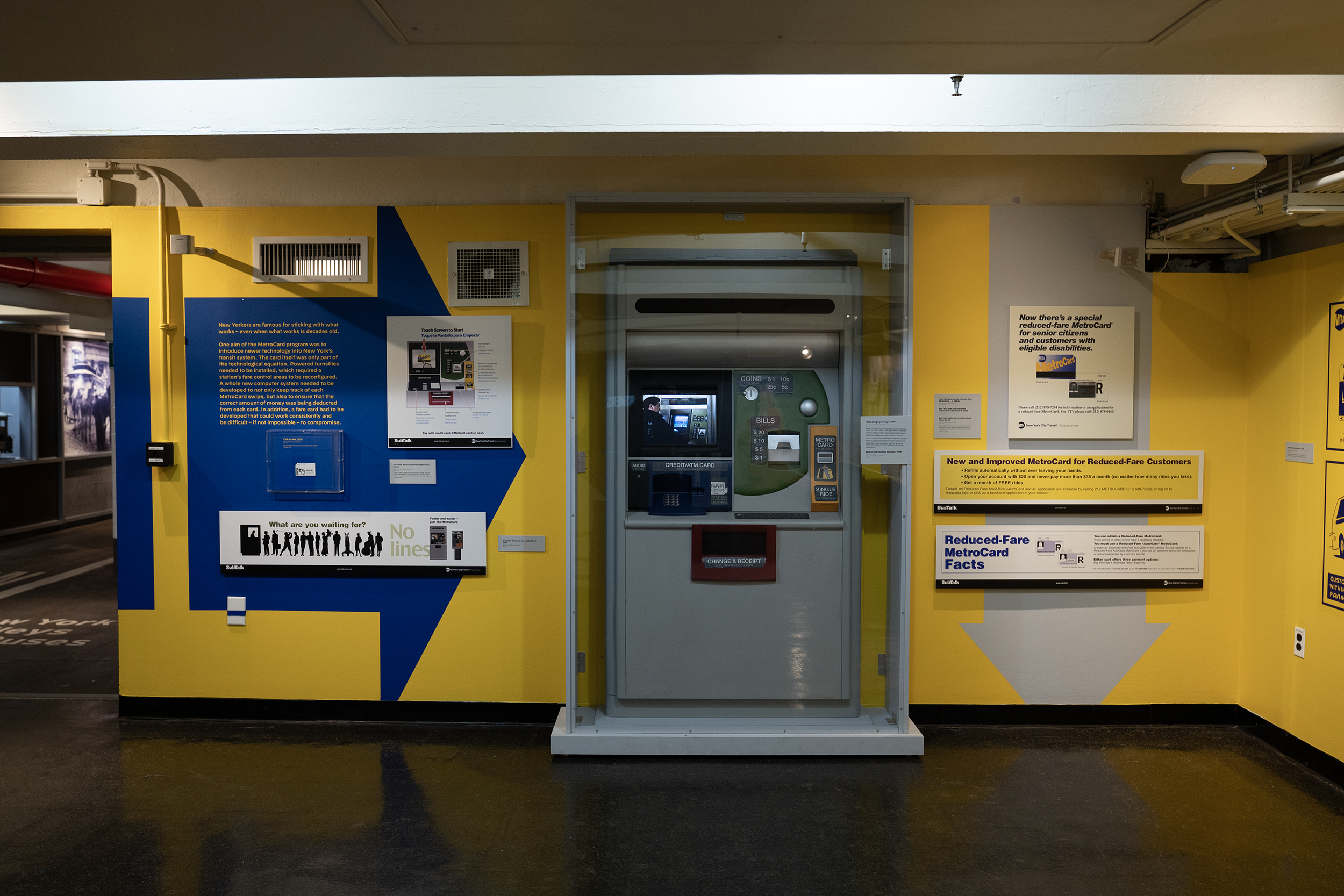 The original prototype for the MetroCard Vending Machine by Antenna Design