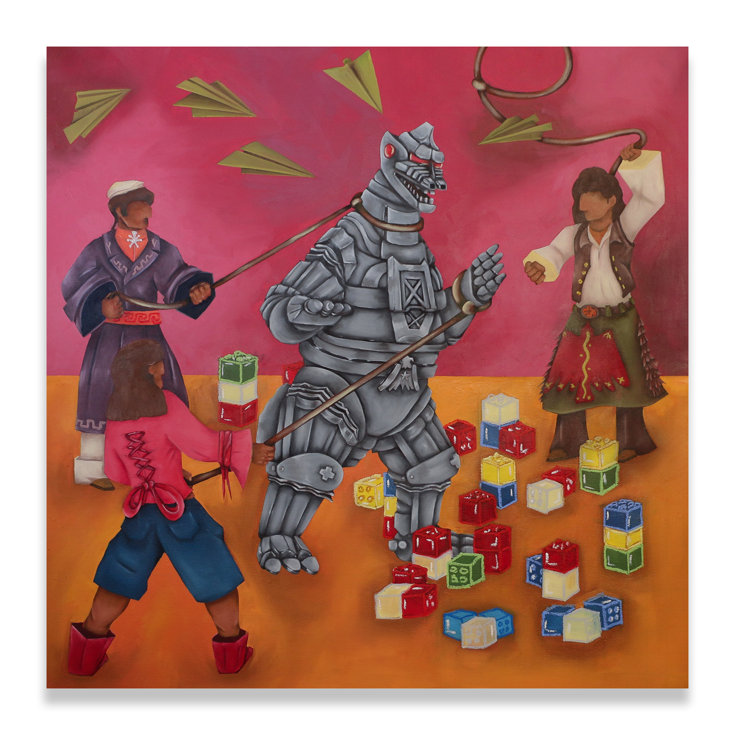Free Play/
48in x 48in/
Oil, Oil Pigments , on canvas/ 2026