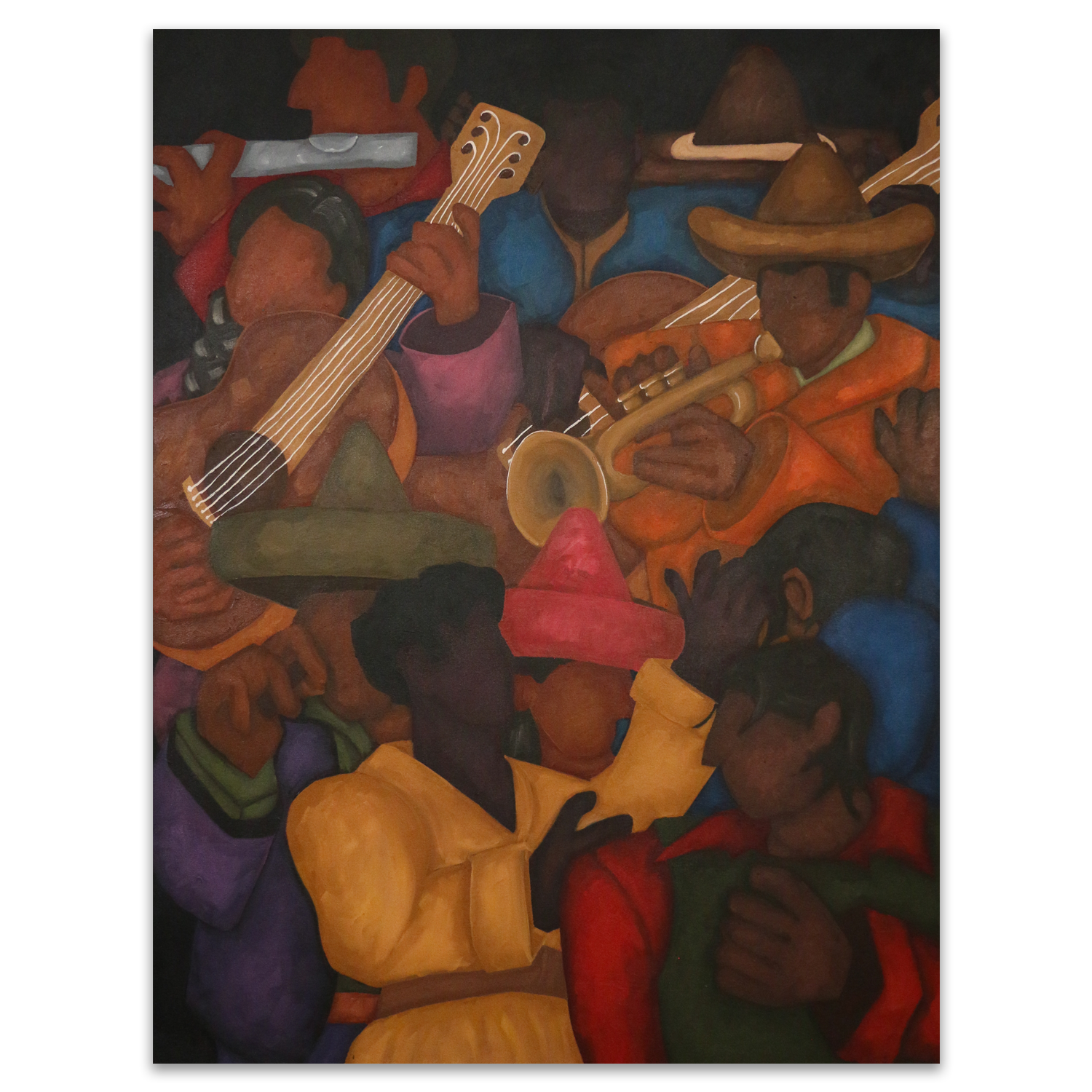 Freedom in Color / 36in x 48in/
Oil & Acrylic, on Canvas/ 2025