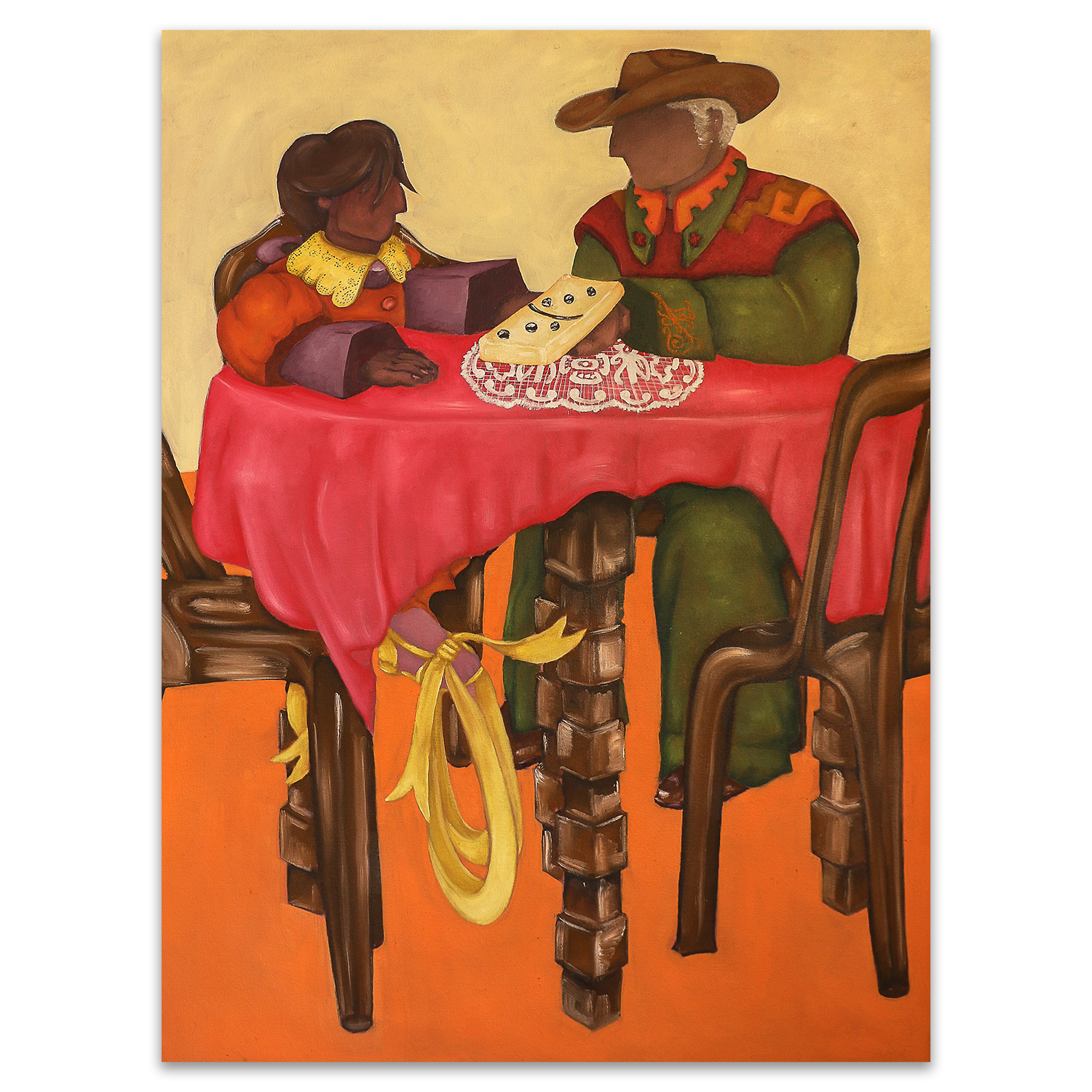 Students of the Game/ 30in x 40in/
Oil, on Canvas/ 2025