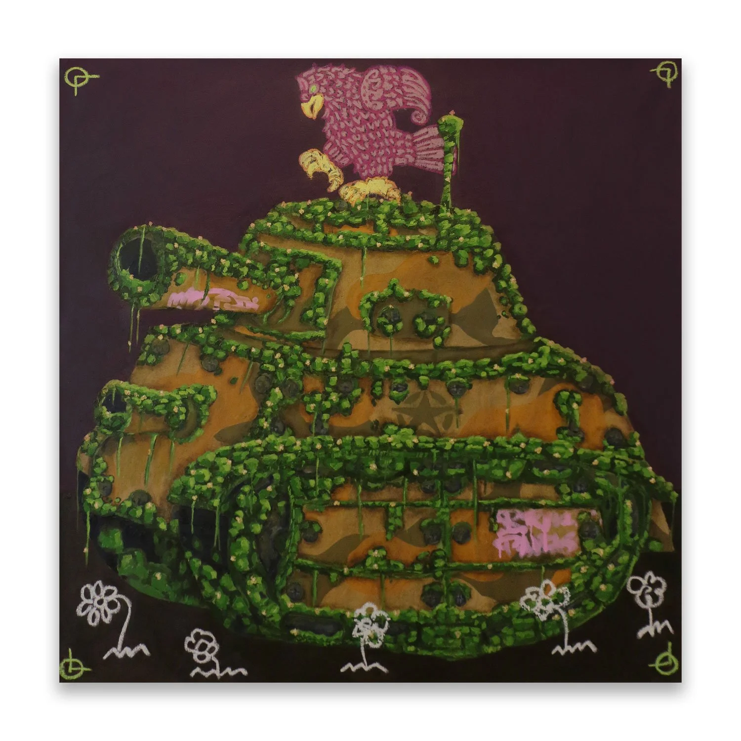 Ancient Relic
48in x 48in/
Oil, Oil Pigments , acrylic , on canvas/ 2026