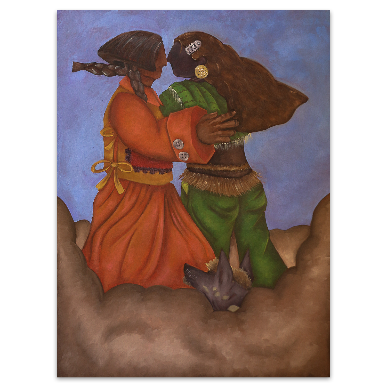 Gozo & Polvadera (Joy and Dirt clouds)/ 30in x 40in/
Oil, on Canvas/ 2025