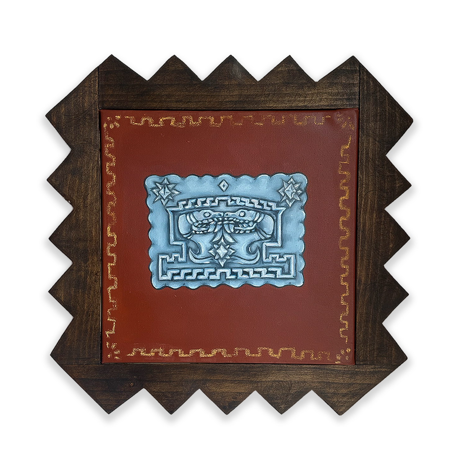 Madrecita "Little Mother"
17in x17in / Oil on Canvas in a hand built wood frame. (Acquired by Open Air)