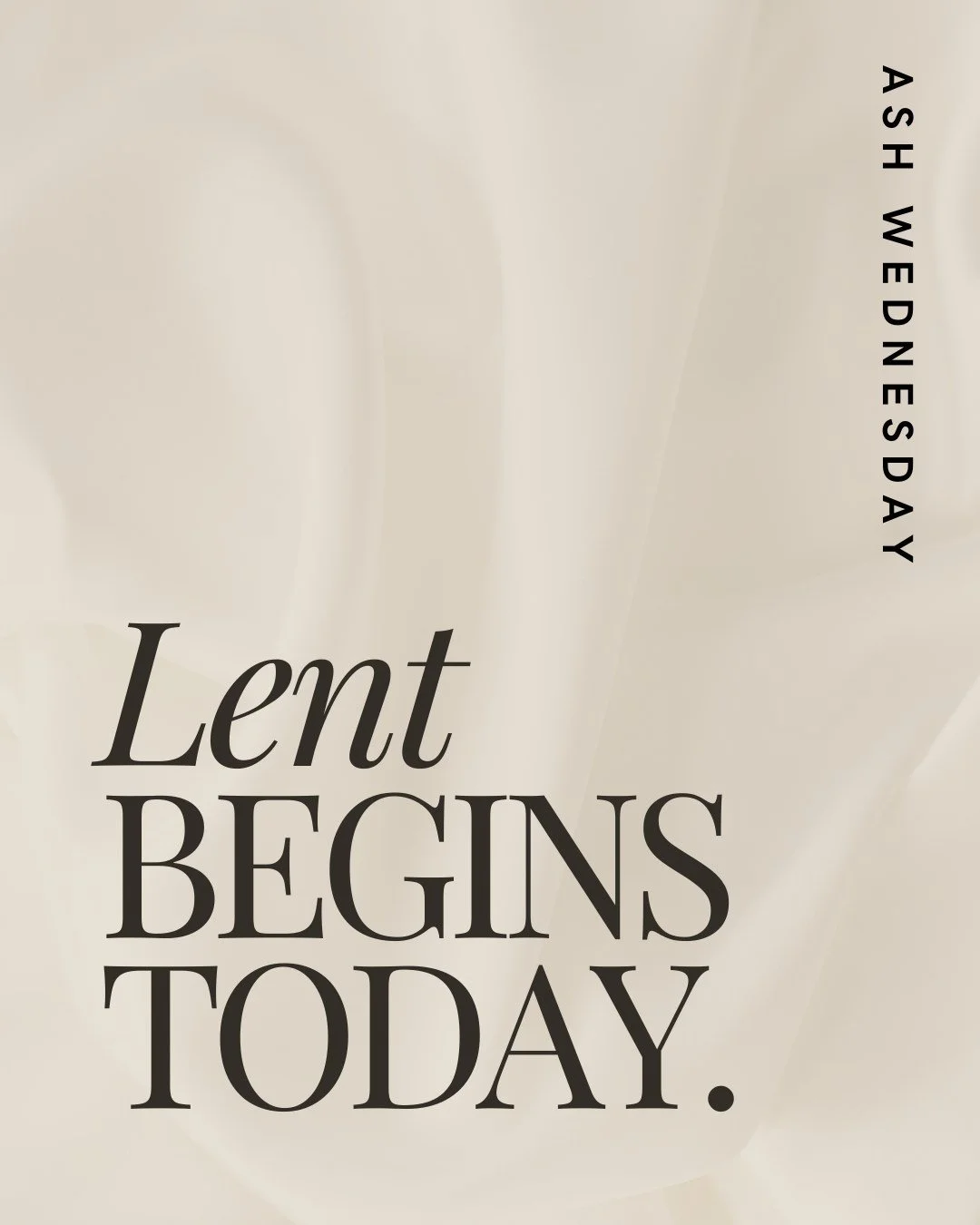 Happy Ash Wednesday! 

Today marks the start of Lent, the 40-day season of fasting, prayer, and repentance leading to Easter. It is a day of reflection on mortality and sin, traditionally observed by receiving ashes in the shape of a cross on the for