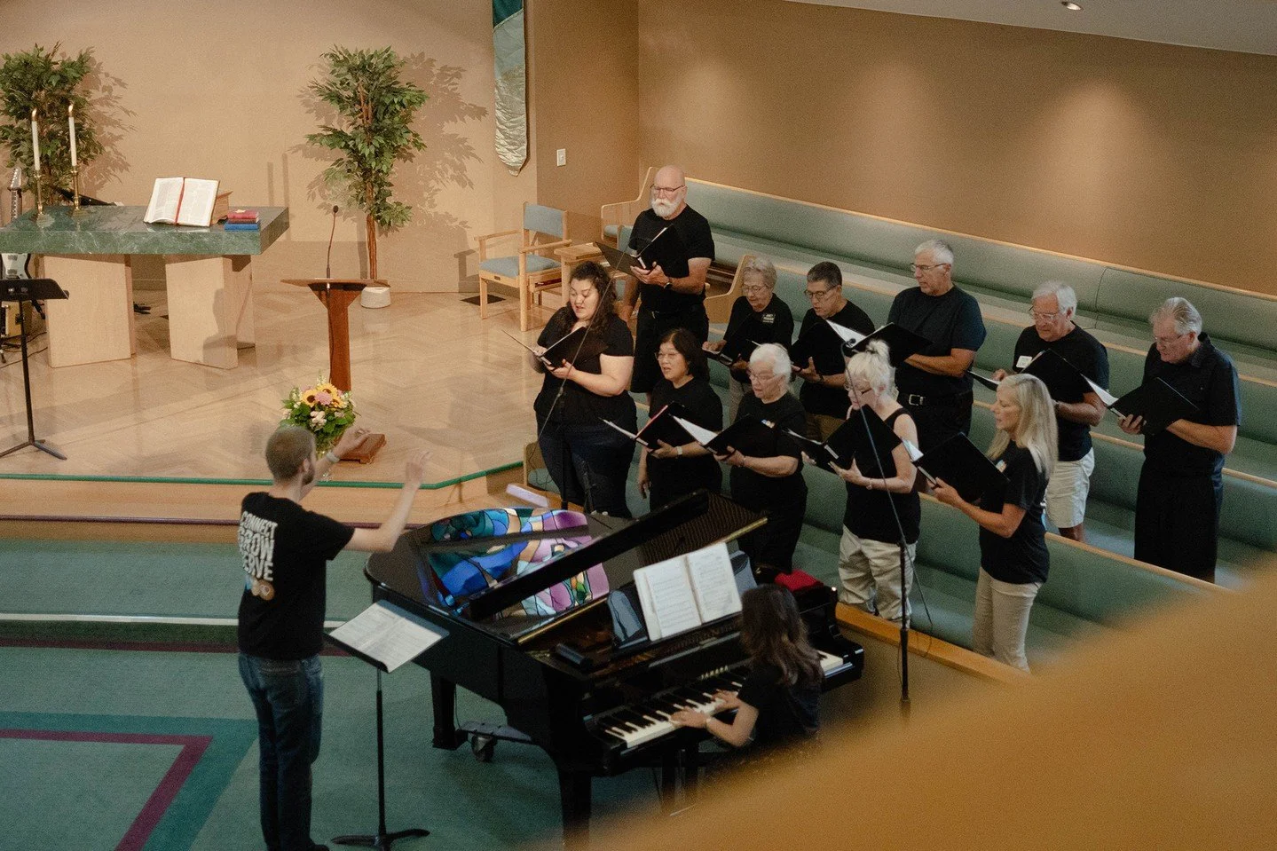 We'll see you tomorrow morning at our "church on the hill" for worship and community! Join us for a performance by the summer choir and a sermon from Rev. Frank Lyman.

We'll see you at 10am!