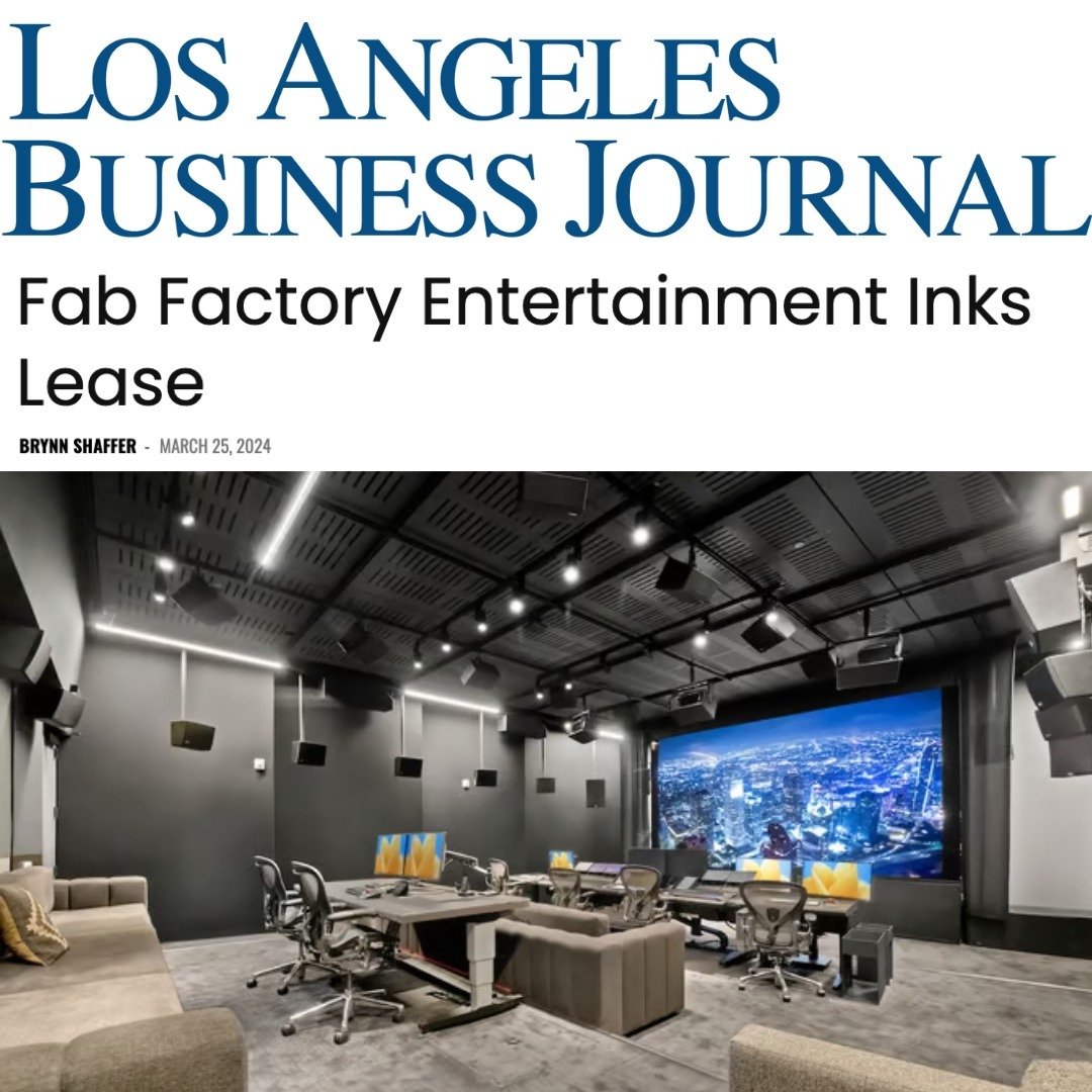 &ldquo;The success we&rsquo;ve had with Fab Factories in North Hollywood has compelled us to expand in a major way. Fab Factory South will become a new creative hub, conveniently located in the center of the country&rsquo;s entertainment capital.&rdq