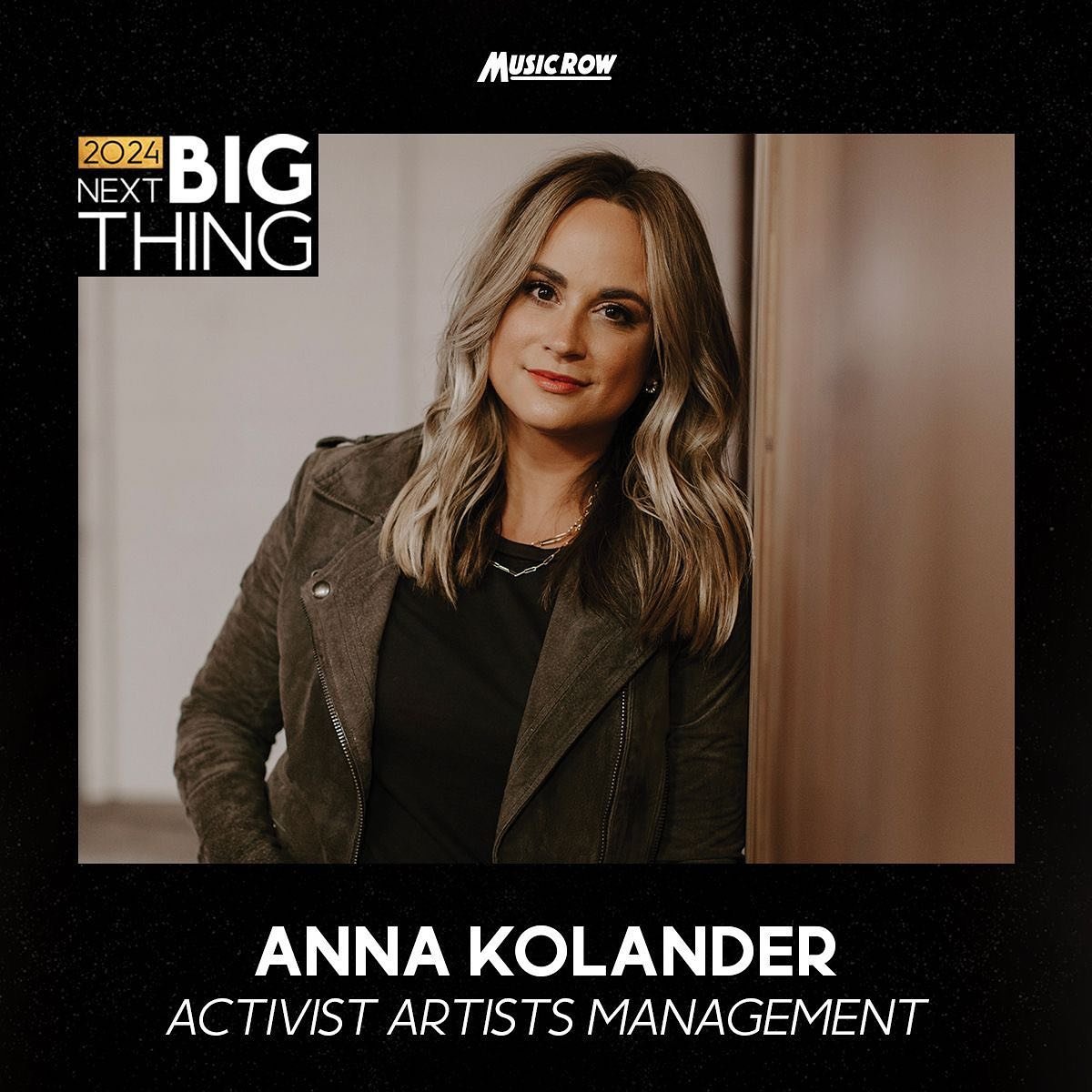 Congratulations to Anna Kolander of Activist Artists Management for being included in MusicRow Magazine&rsquo;s 2024 Next Big Thing Industry Directory 💫

Find the list at the link in our bio.