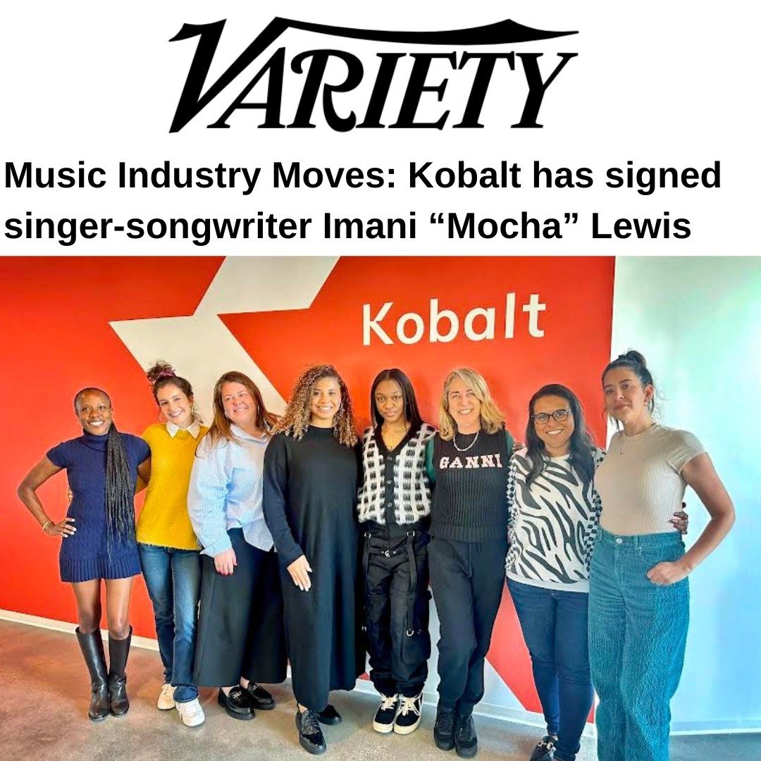 Music Industry Moves: Kobalt has signed singer-songwriter Imani &ldquo;Mocha&rdquo; Lewis. 
Read the full story at the link in our bio.