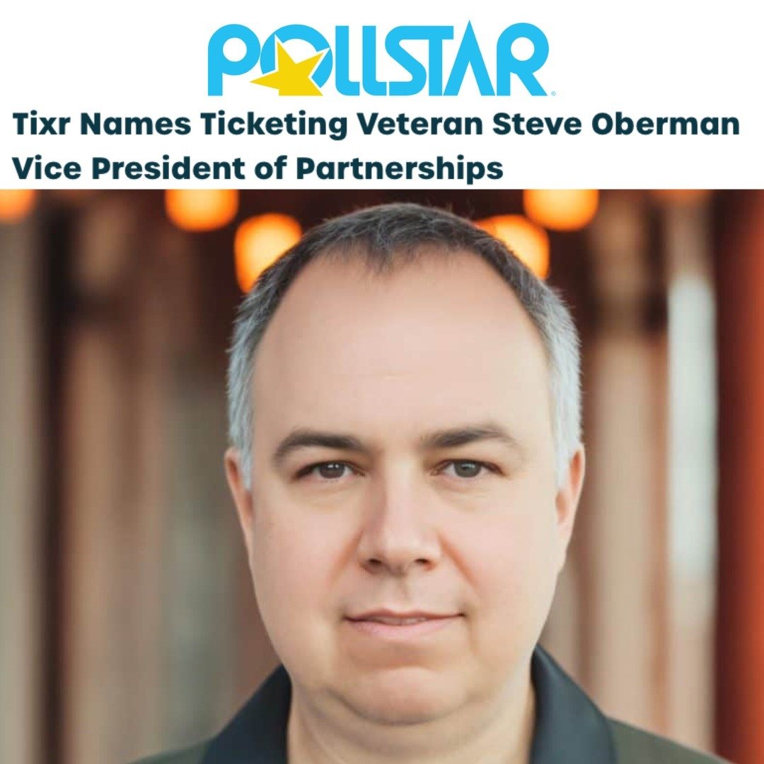 Tixr announces Steve Oberman Vice President of Partnerships. Oberman will be responsible for strategic global expansion in music and accelerating growth across the wide variety of industries that the Tixr platform services.

Read the full story at th