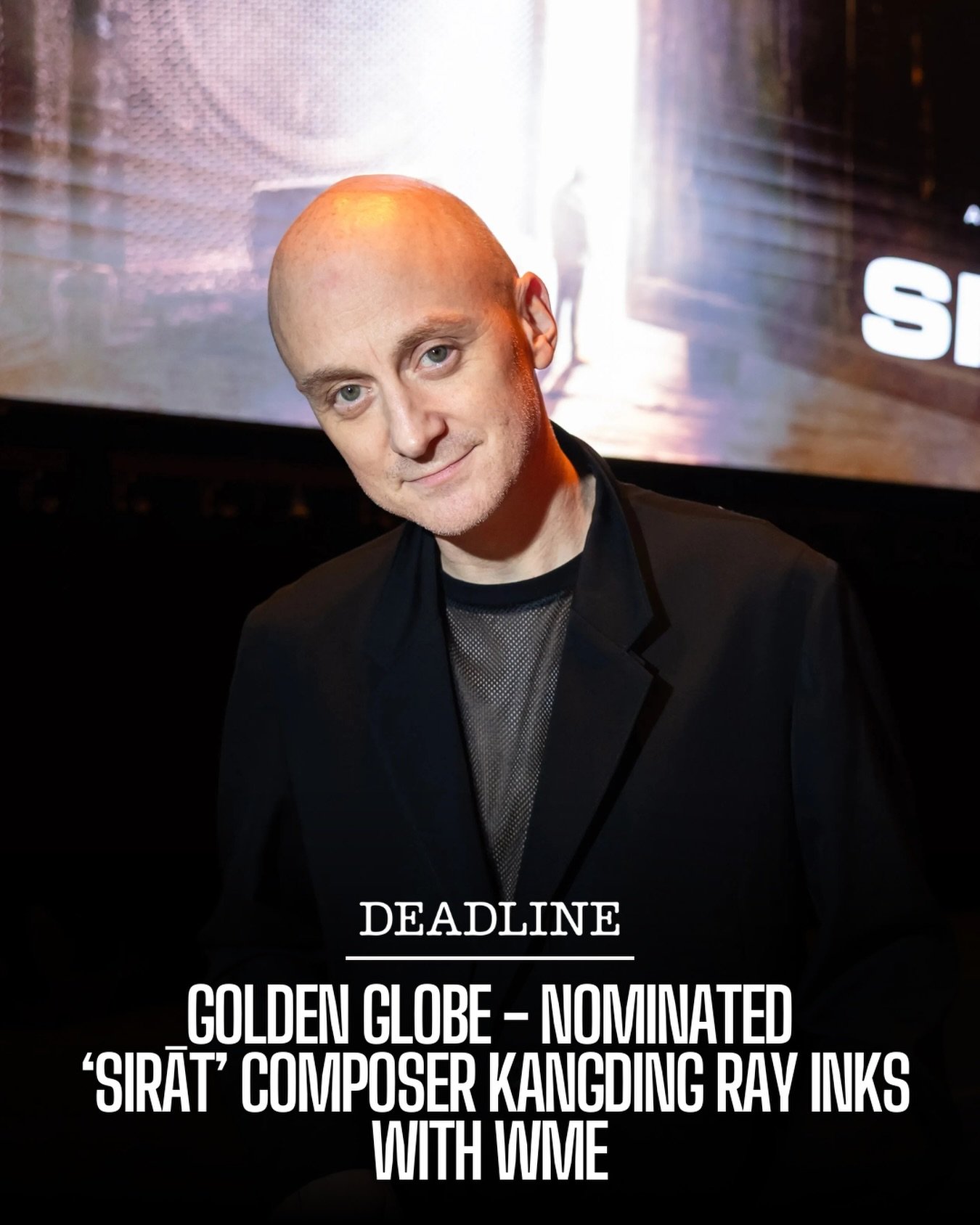 Congrats to our client WME on their signing of Kangding Ray for representation for film scoring!

Read the full Deadline story at the link in our bio.