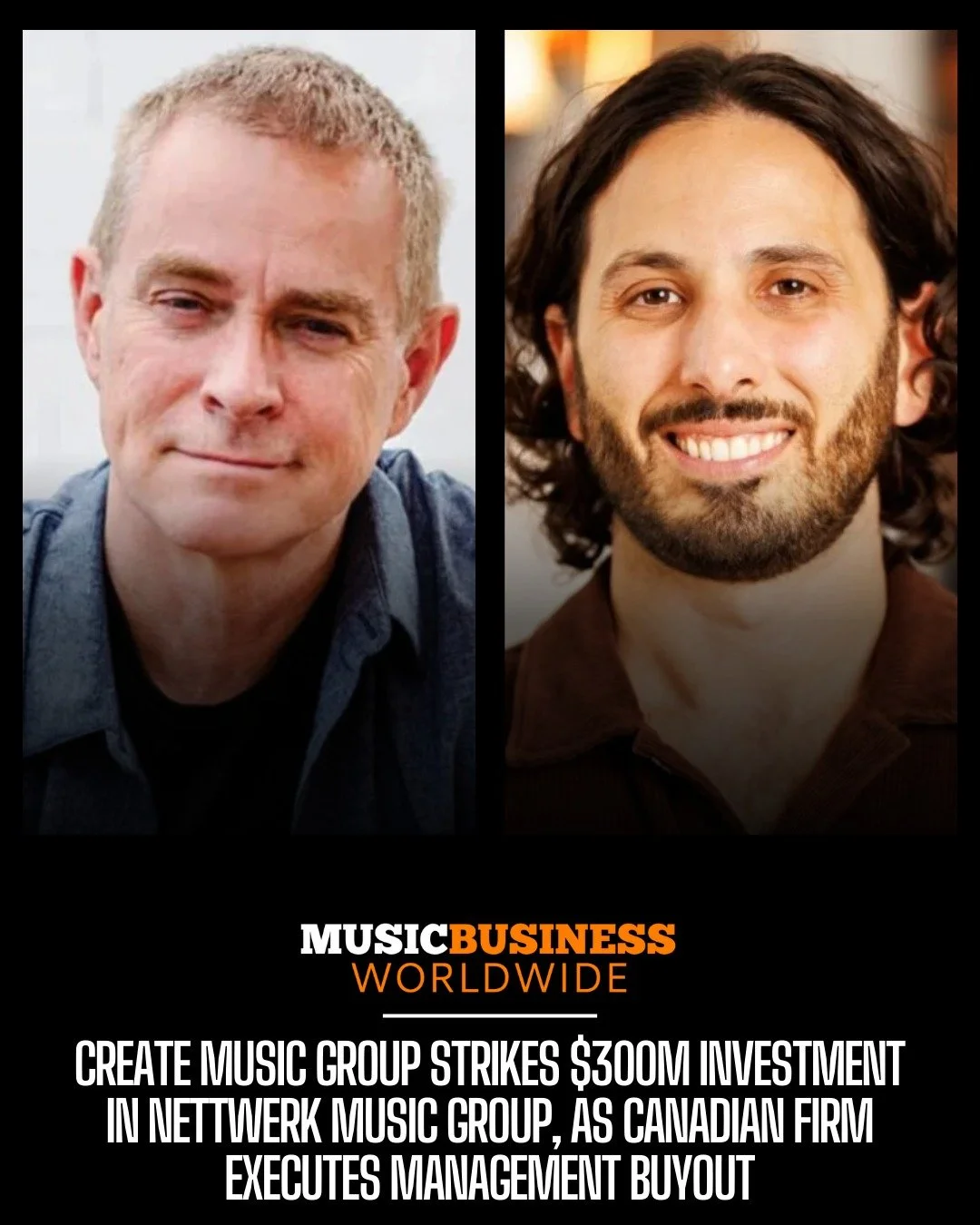 Create Music Group has announced an investment deal with Vancouver-headquartered Nettwerk Music Group. 

&ldquo;Partnering with Create allows us to continue to build on our foundation, grow our capabilities, and provide even more value to the artists