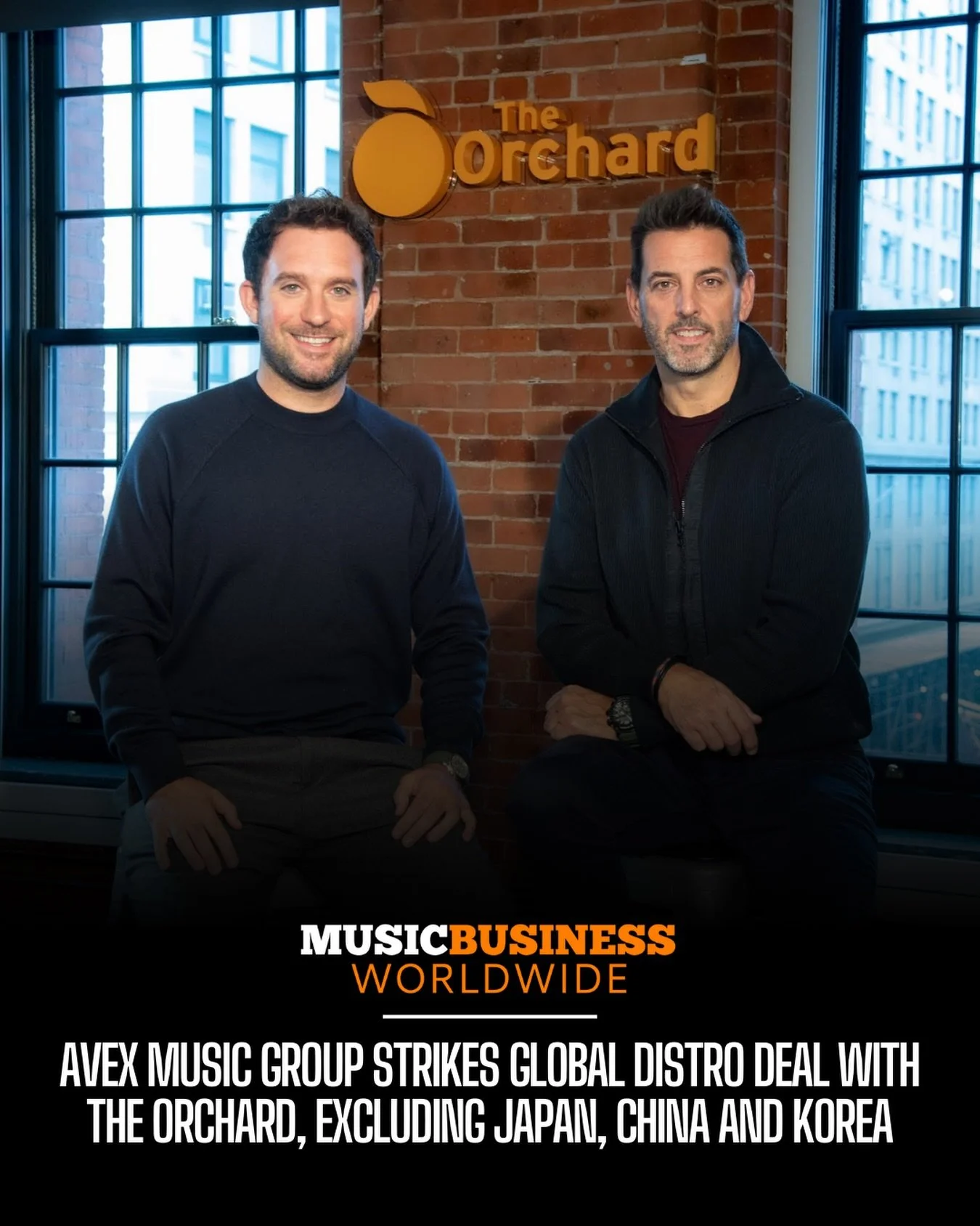 Avex Music Group, the global music division of Japanese entertainment firm Avex, has entered into a distribution deal with The Orchard for all future releases.

Read the full story at the link in our bio.