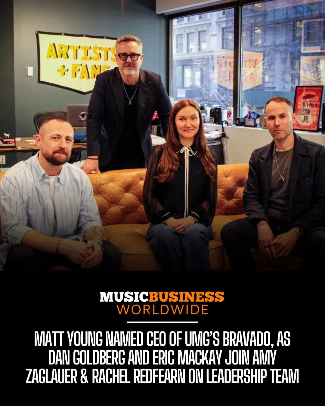 Universal Music Group&rsquo;s merch and lifestyle division, Bravado has promoted Matt Young to CEO.

The company also announced a series of new hires and promotions: Eric Mackay joins as General Manager, Dan Goldberg as SVP of Strategy &amp; New Vent