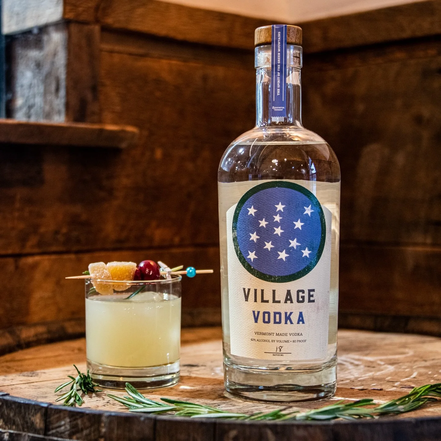 Just in time for the new year, meet your new favorite wintery cocktail, The Rosemary Buck. ⁣
⁣
This one takes a bit of prep time, since we suggest infusing our Village Vodka with fresh rosemary, but the result is well worth the wait: a beautifully ar