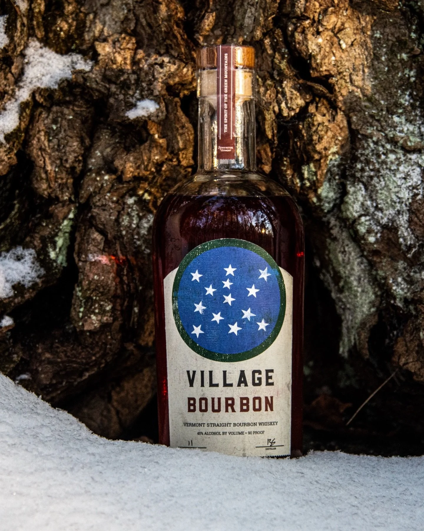 Village Garage Distillery, proudly rooted in our Vermont heritage.⁣
⁣
Harkening back to the days when hill farms across Vermont boasted their own stills to help keep out the winter chill, our high rye Village Bourbon is made with grain from some of t