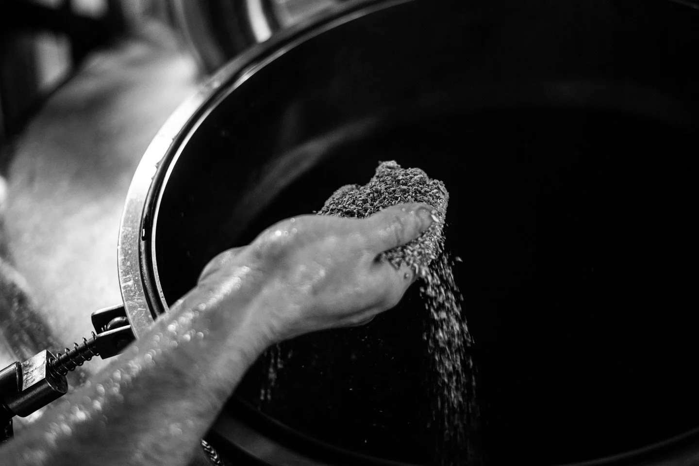 Behind every sip is years of hard work. ⁣
⁣
Next time you enjoy a glass of our award-winning Bonfire Smoked Maple Bourbon, just remember that it started out here, as grain breaking down in the mash tun. Make sure to raise a glass to our distilling te